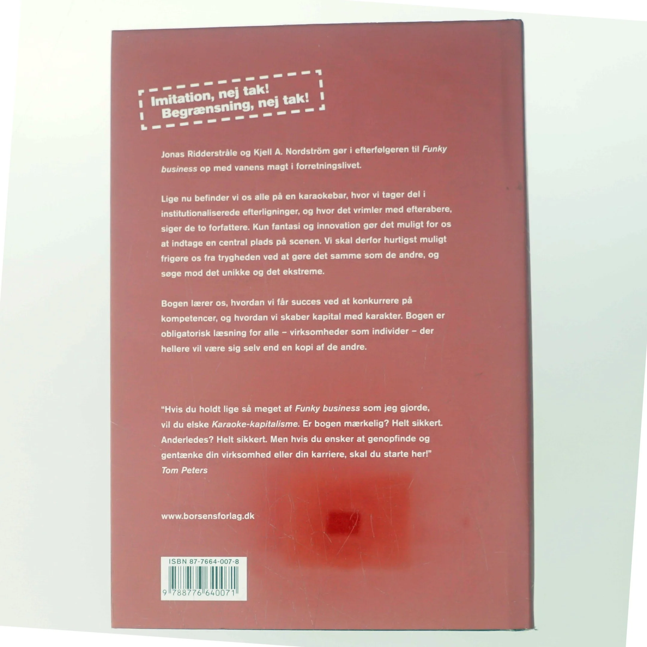 Karaoke Kapitalisme af Jonas Ridderstråle (Bog)