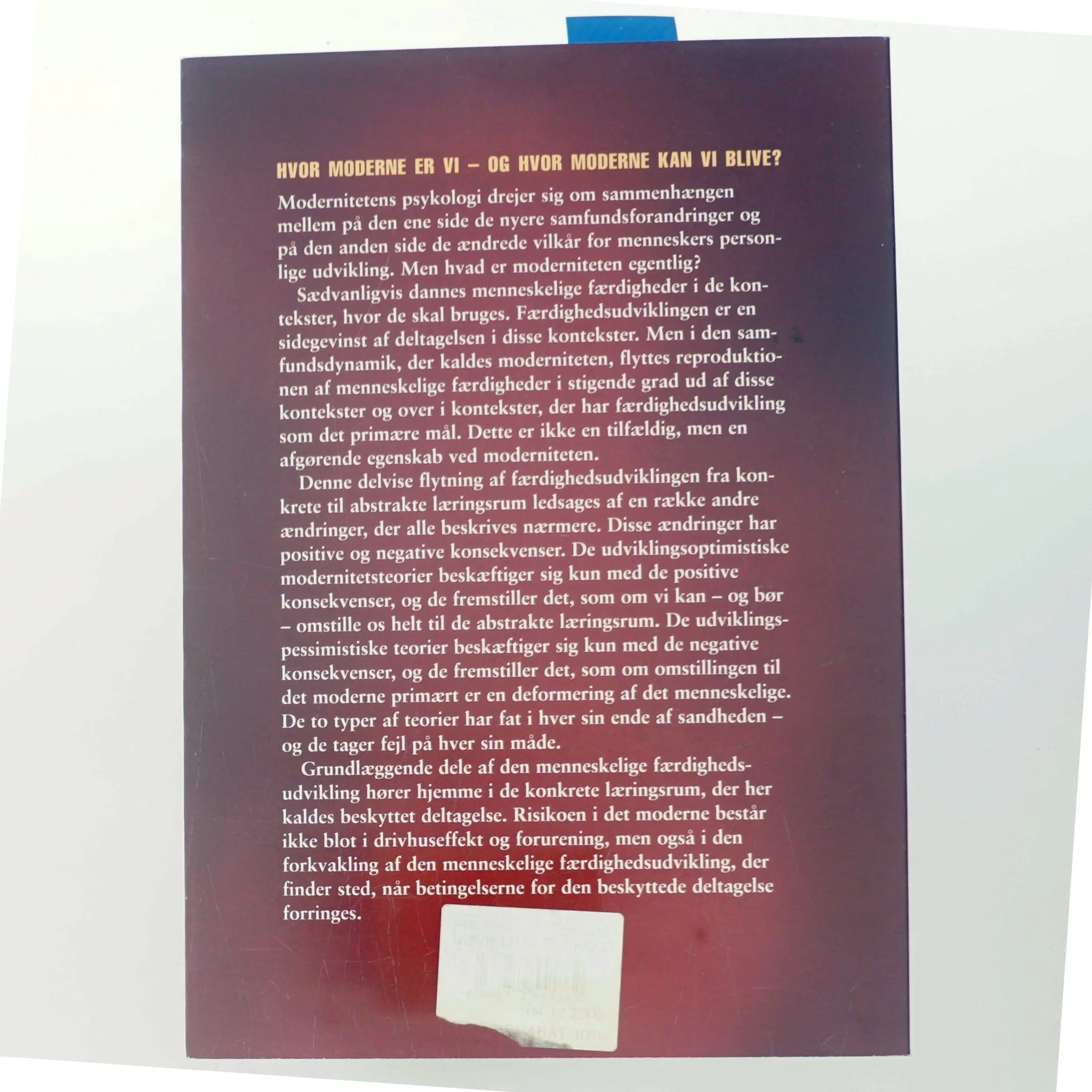 Udvikling Risiko og Modernitet af Arne Poulsen (Bog)