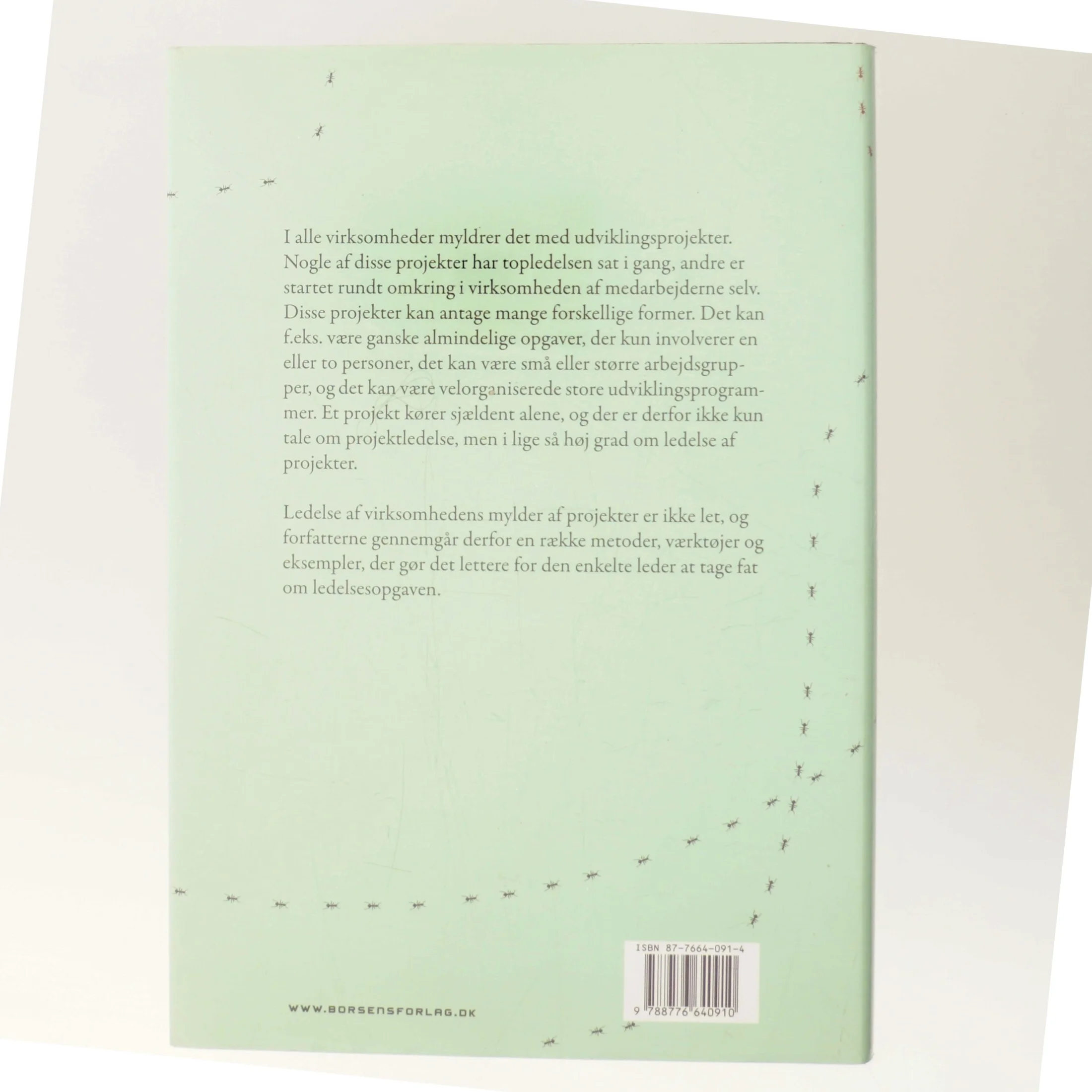 Ledelse af projektmylderet : om virksomhedslederes håndtering af udviklingsaktiviteter af Hans Mikkelsen (f. 1934) (Bog)