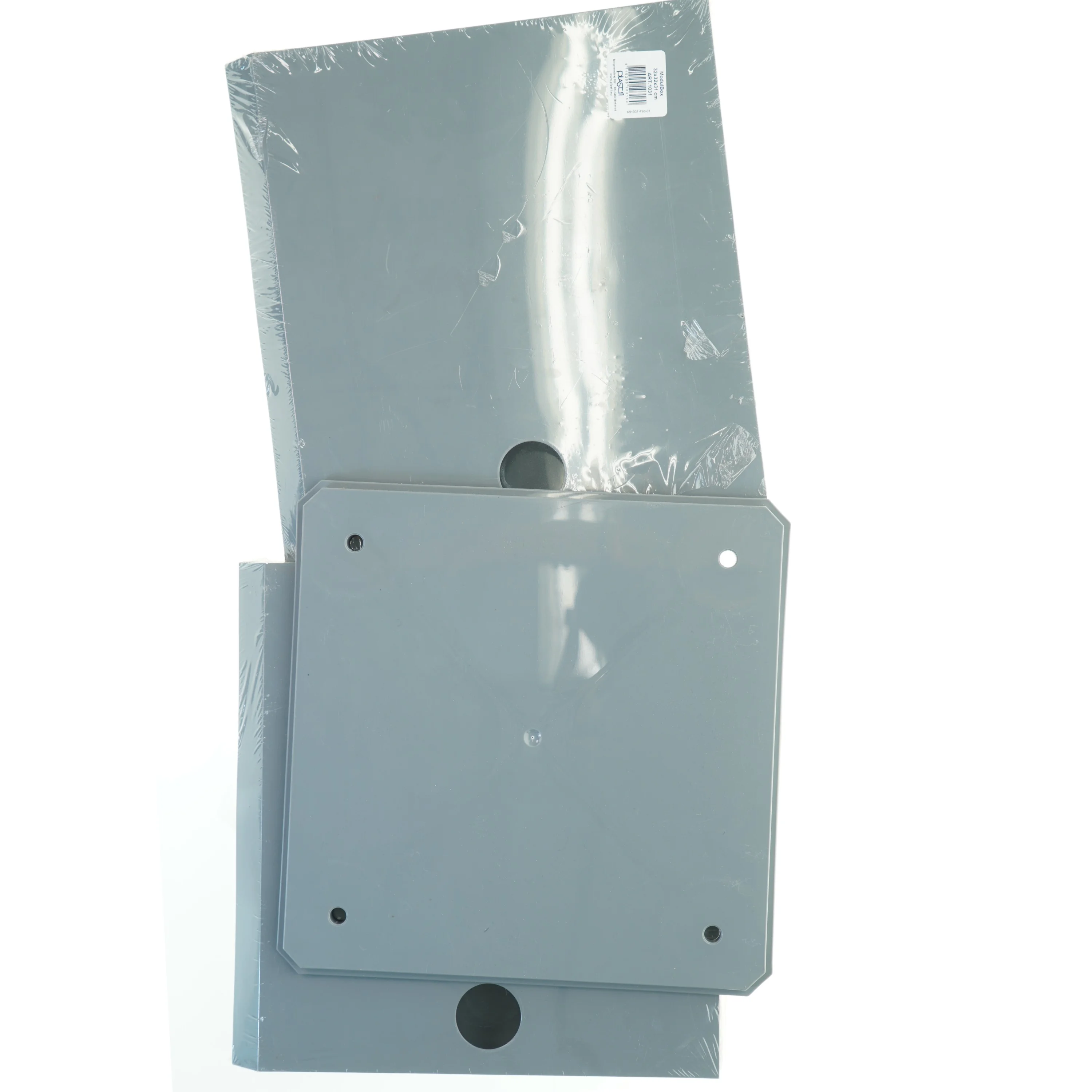 To Opbevaringskasser fra Plast1 (str. 32x32x31 cm)