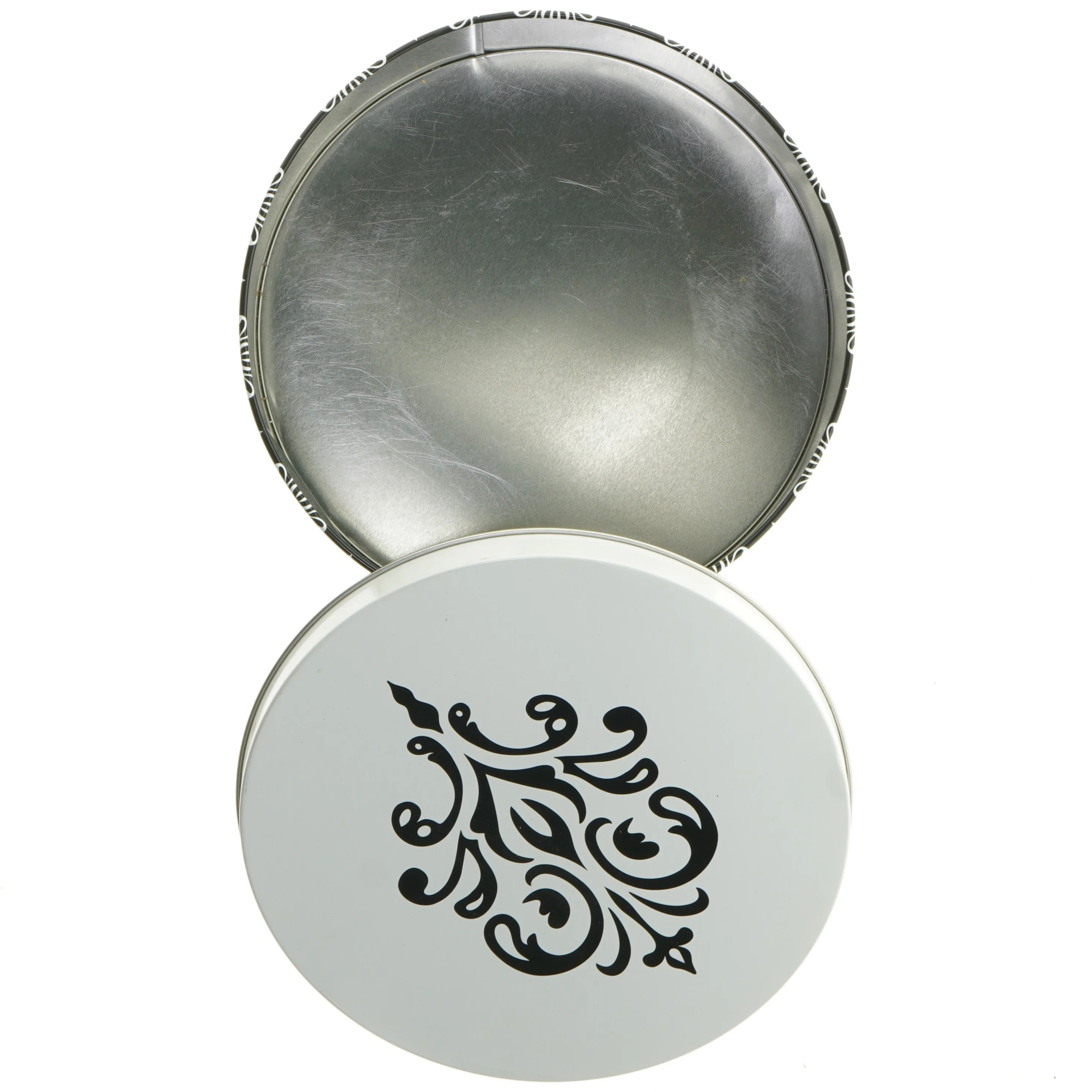 Metal kagedåse med mønster fra Pandora (str. Ø 23 cm)