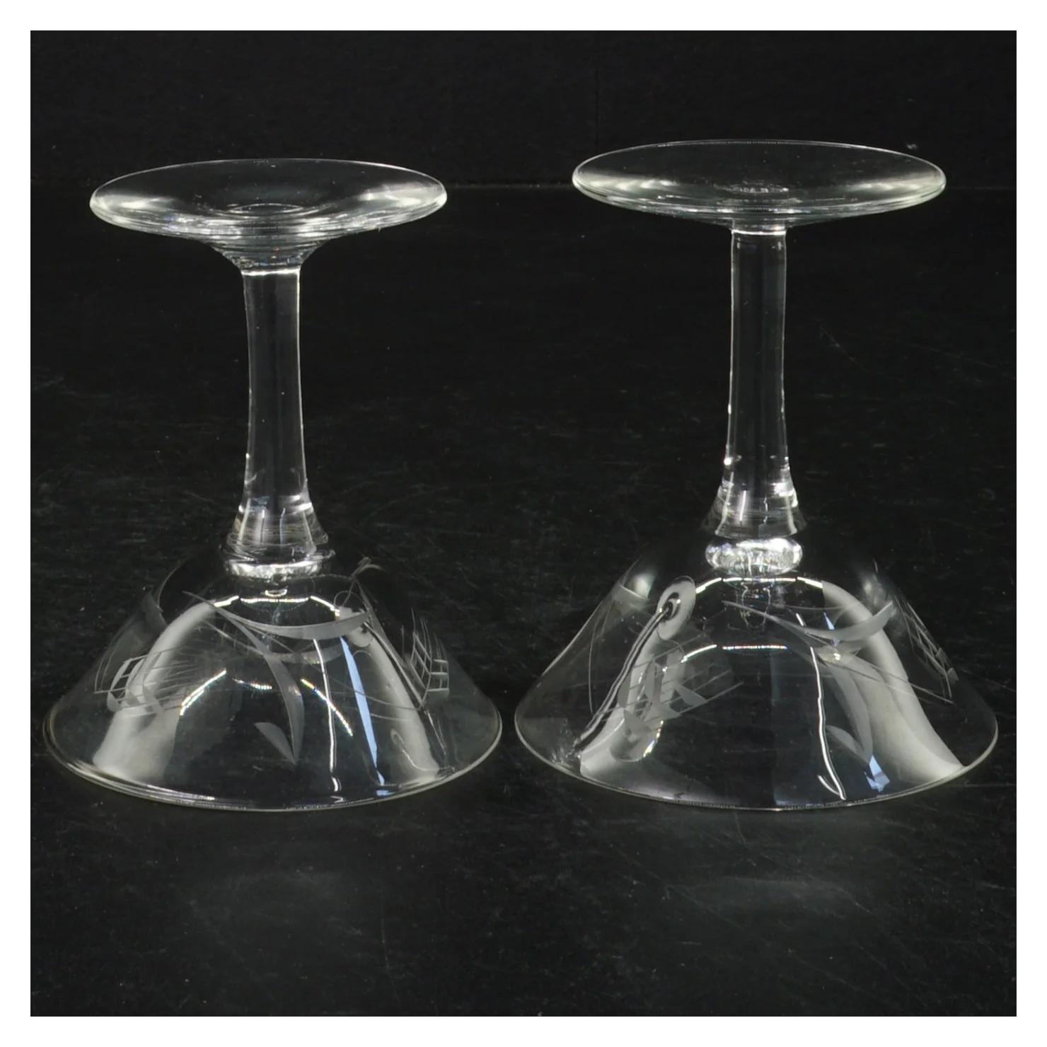 Holmegaard Bygholm likørglas (str. 9. x 7 cm)