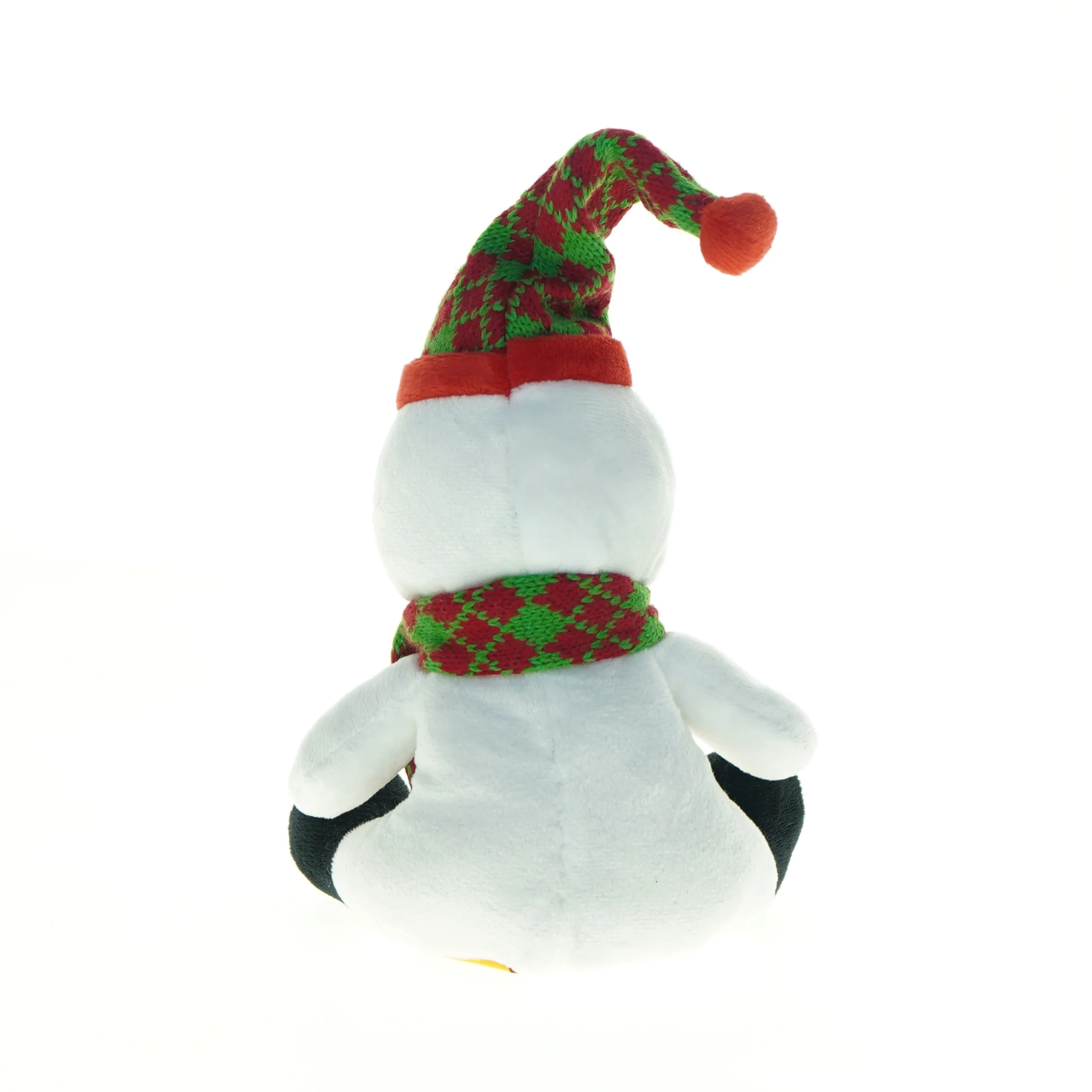 Snemandstøjdyr med hue og halstørklæde (str. 20 x 11 cm)