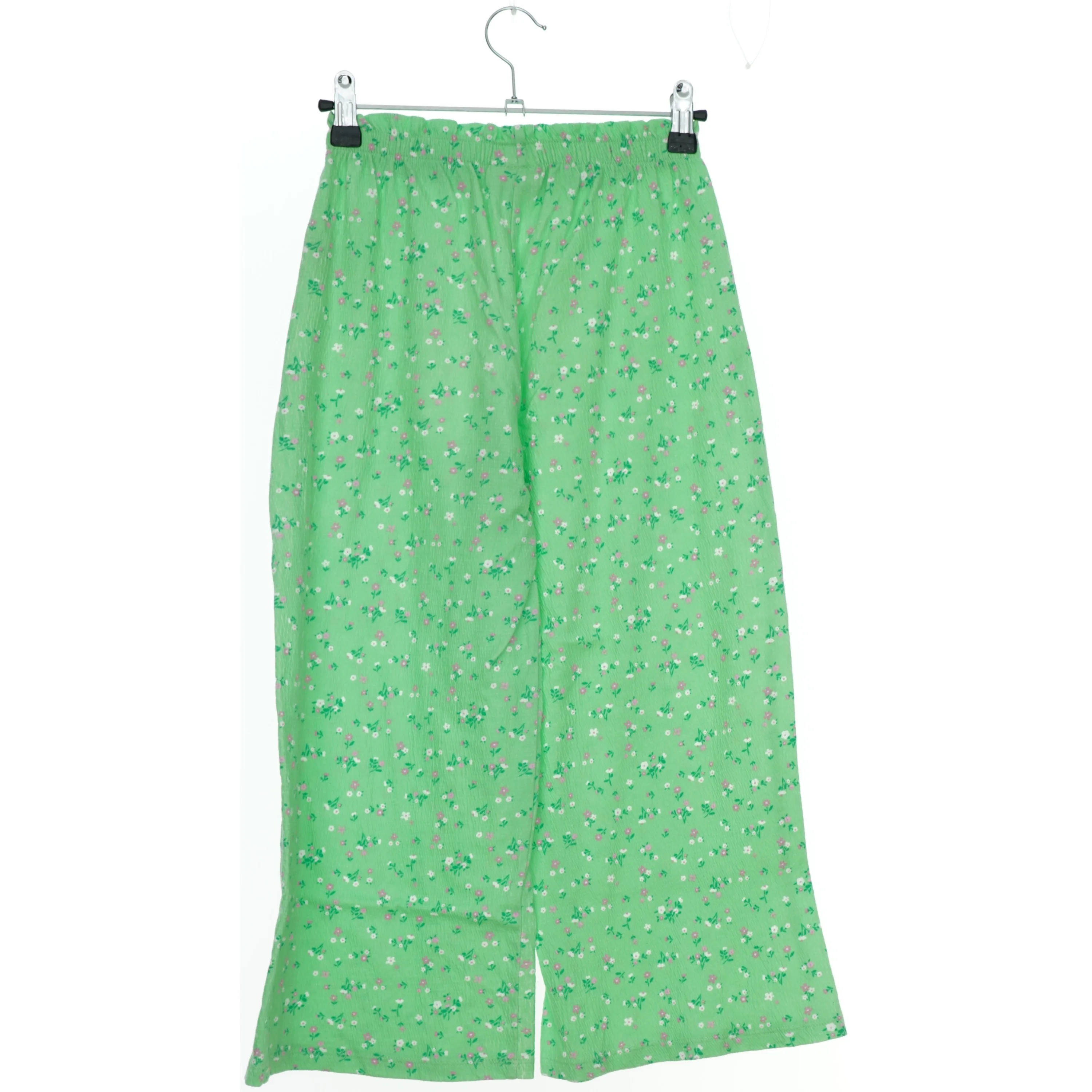 Grønne blomstrede bukser fra KappAhl (str. 128)