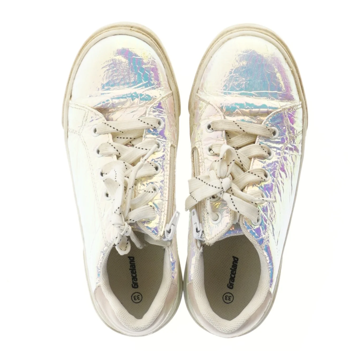 Holografiske sneakers størrelse 33 fra Graceland (str. 33 )