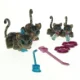 Littlest Pet Shop katte og tilbehør (str. 14 x 9 cm)