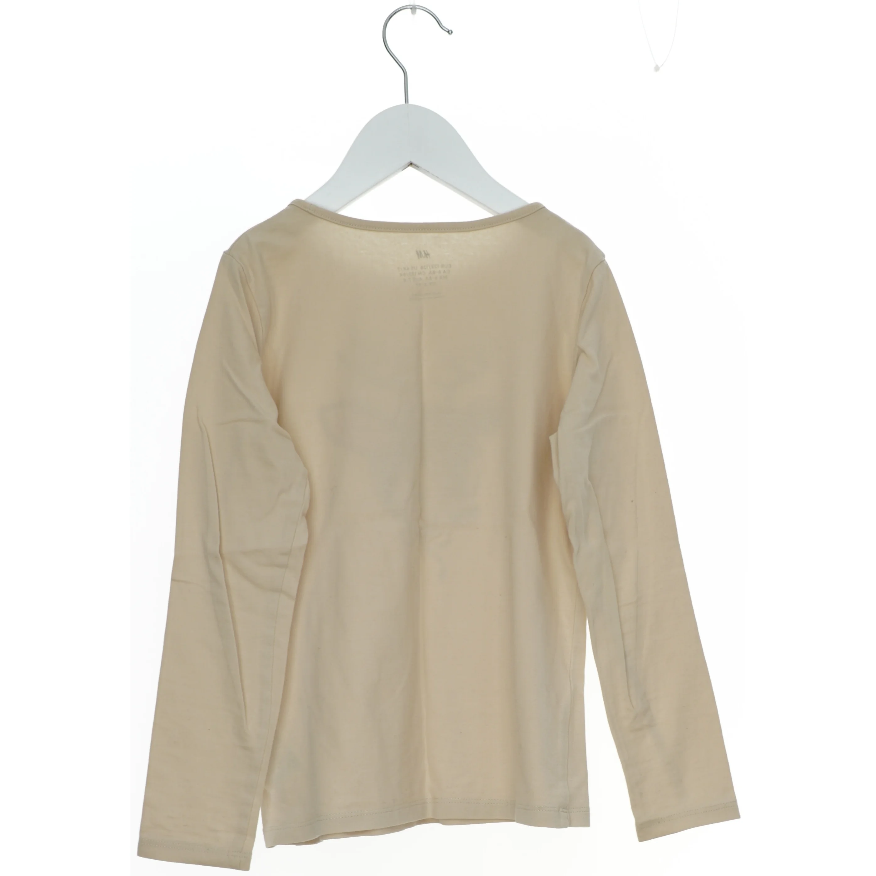 Langærmet bluse med dådyrmotiv fra H&M (str. 128)