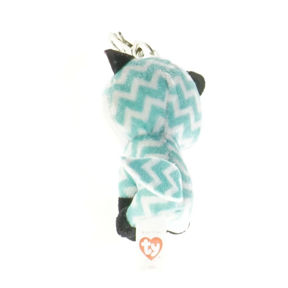 Ty Beanie nøglering, zebra fra Ty (str. 10 cm)