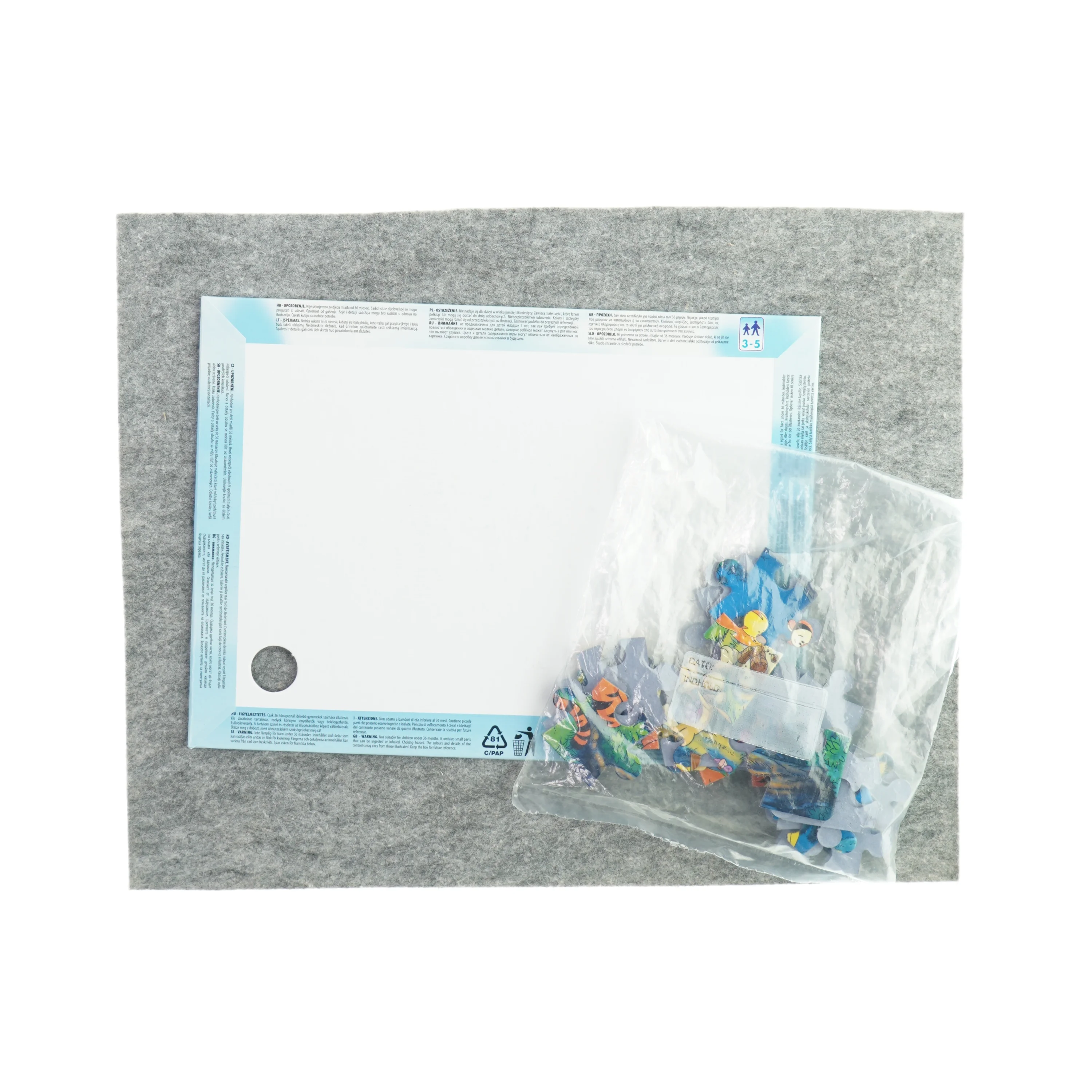 Puslespil med peter plys fra Disney (str. LB:31x23)