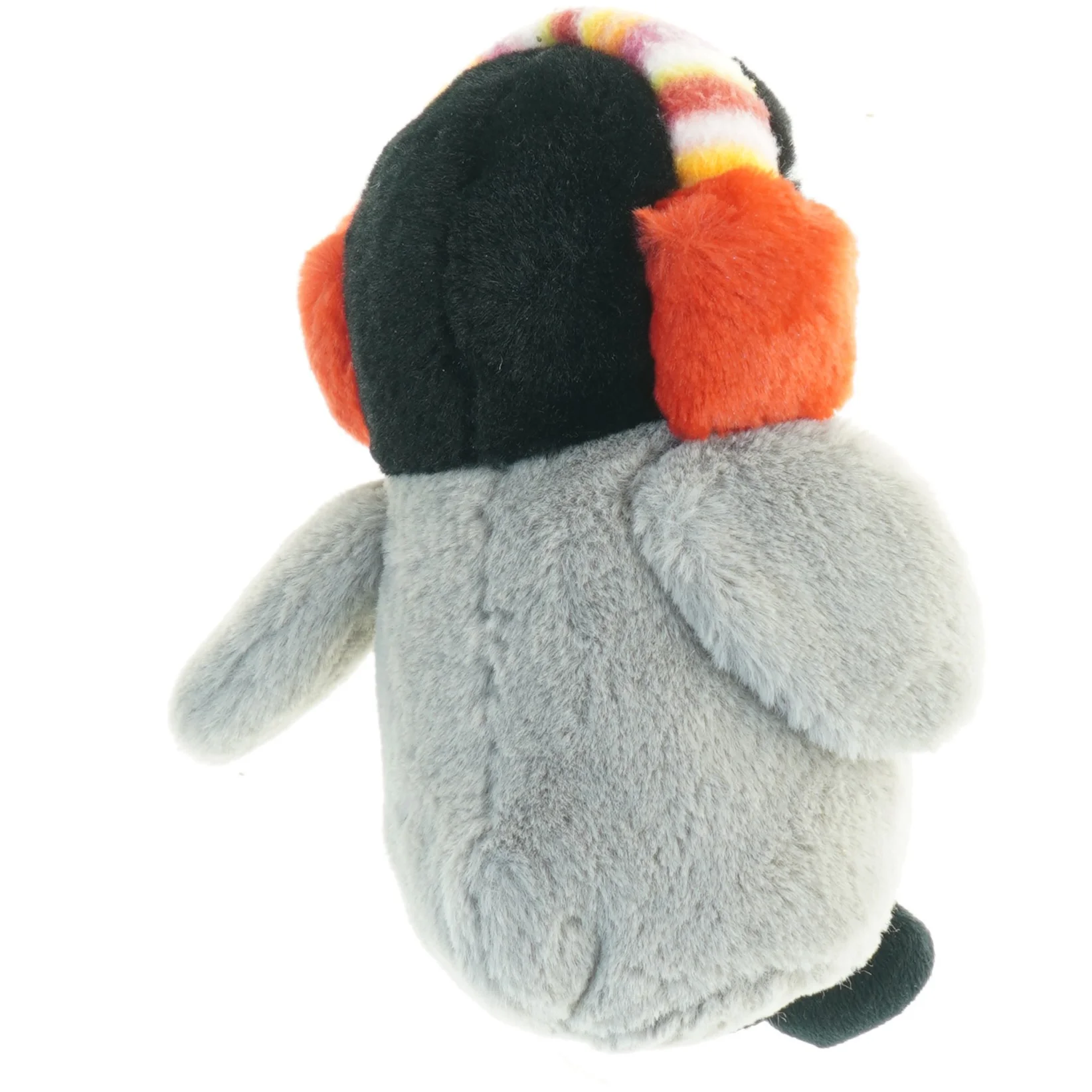 Tøjdyr pingvin med ørevarmere (str. 22 x 13 cm)