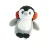Tøjdyr pingvin med ørevarmere (str. 22 x 13 cm)
