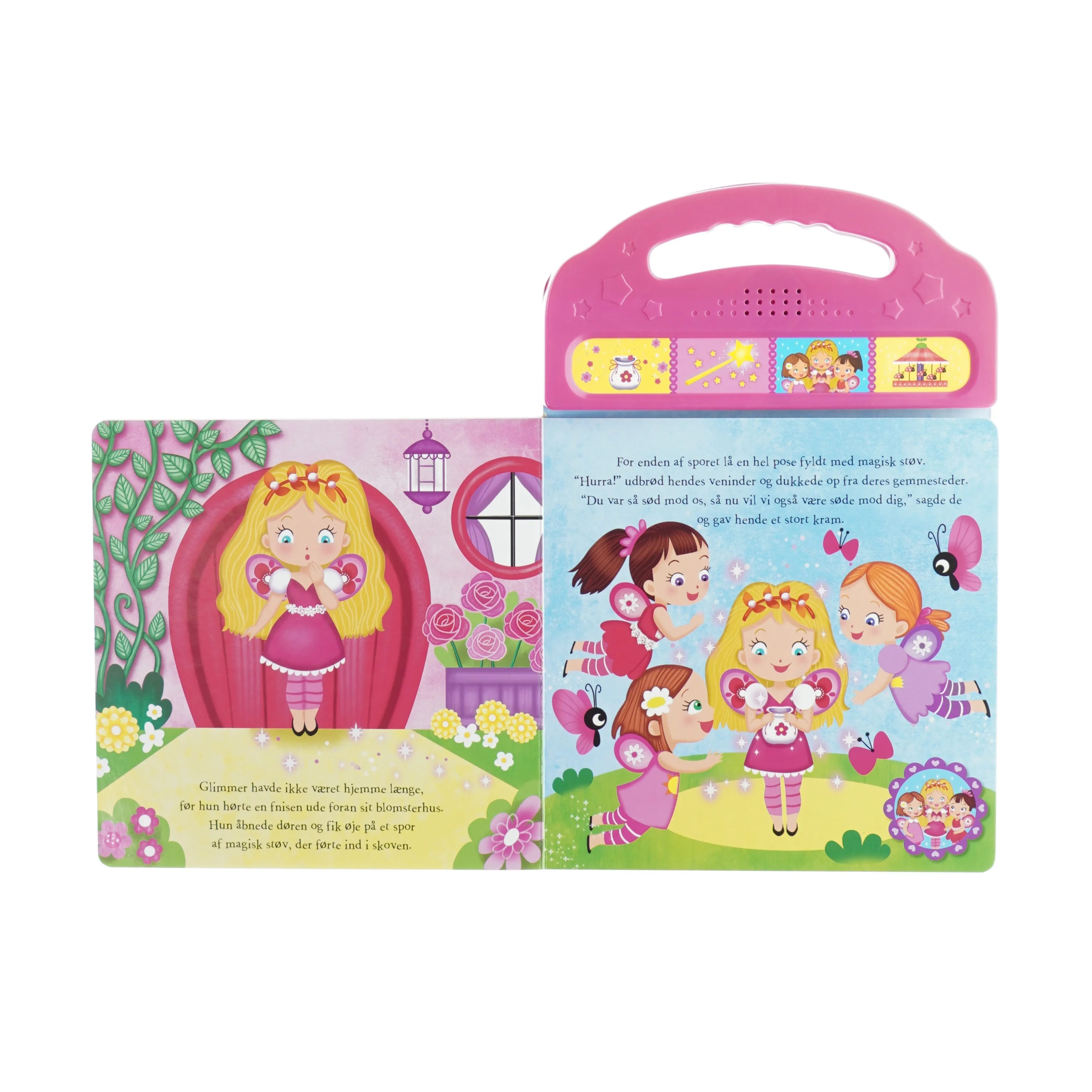 Fest i feland, en bærbar bog med 4 magiske lyde fra bog