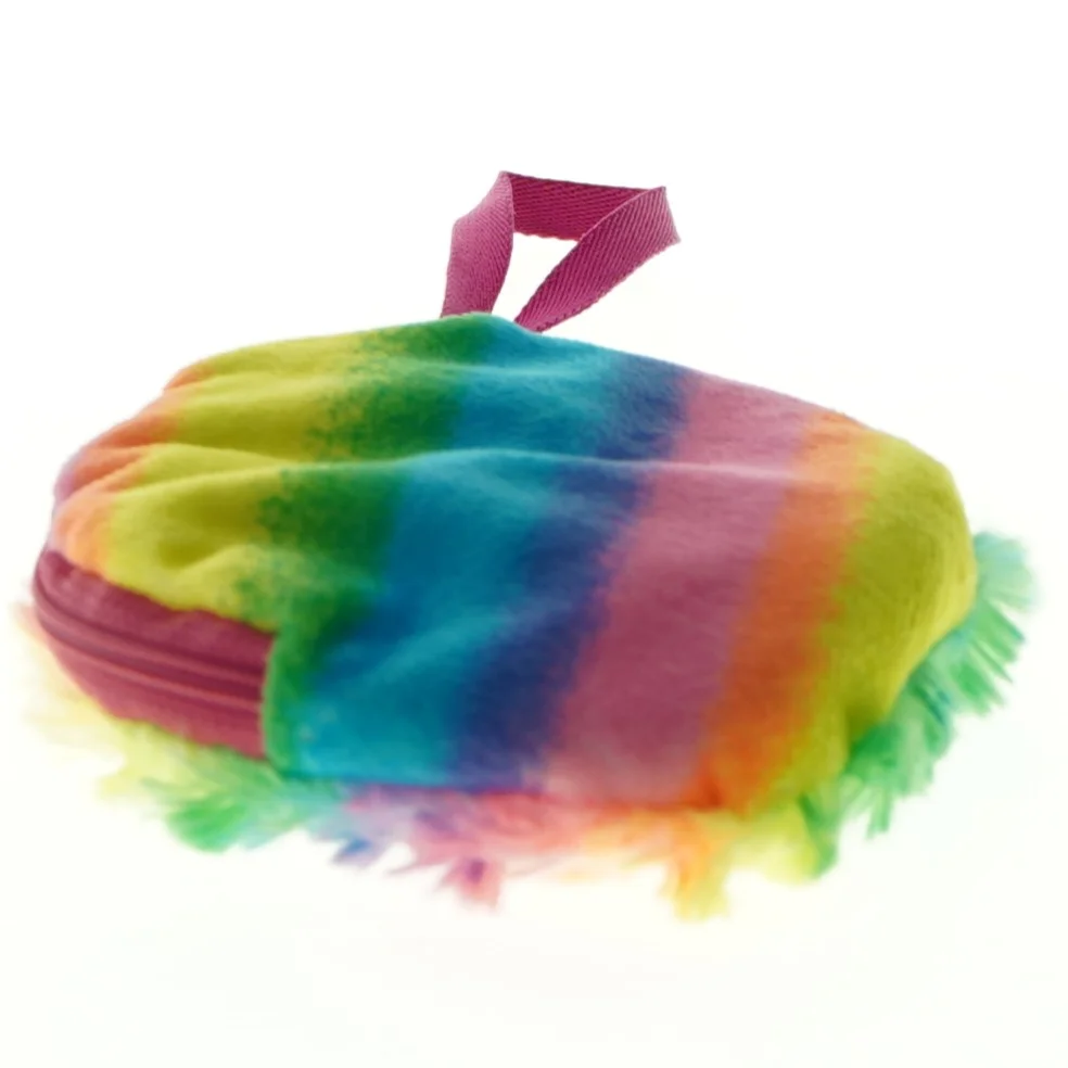 Farverig plyspung med uglemotiv fra Ty (str. 12 x 10 cm)