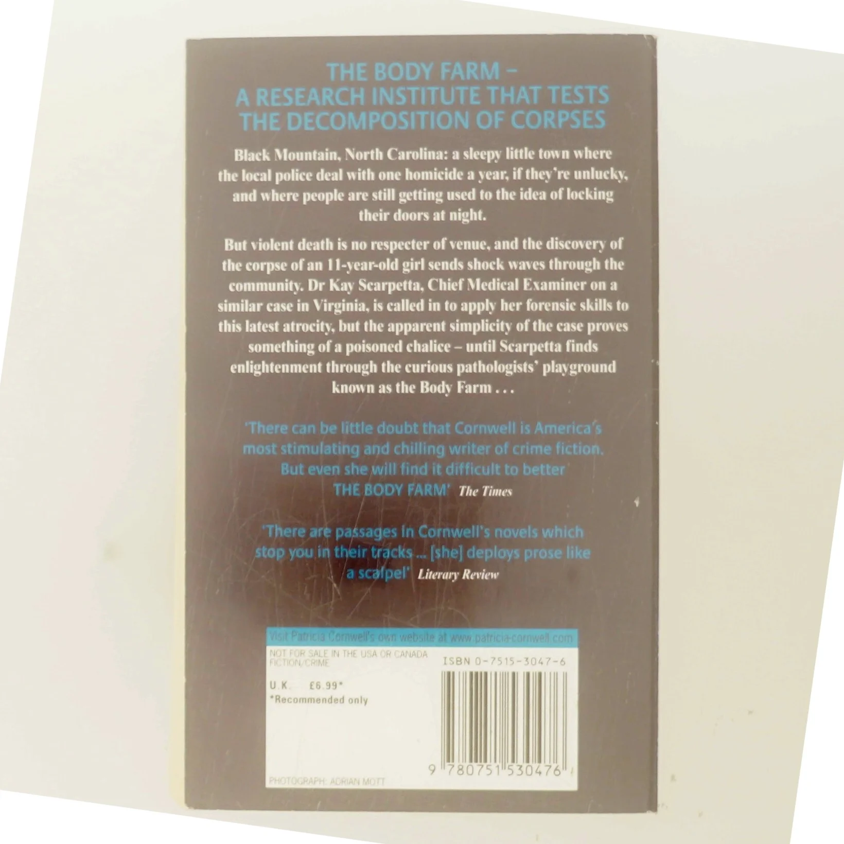 The body farm af Patricia D. Cornwell (Bog)