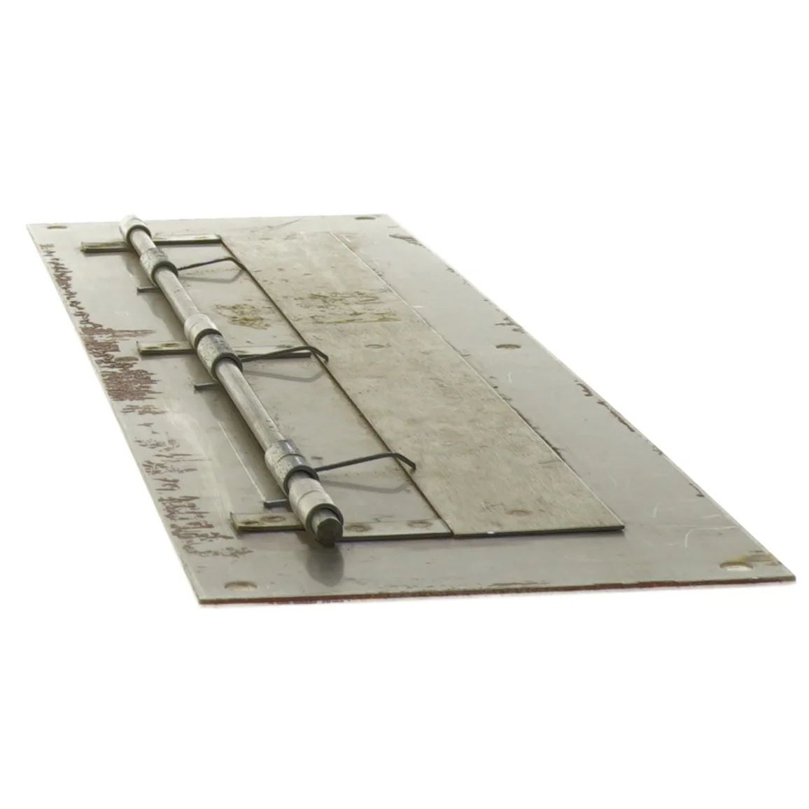 Rustfrit stål brevsprække (str. 39,5x10 cm)