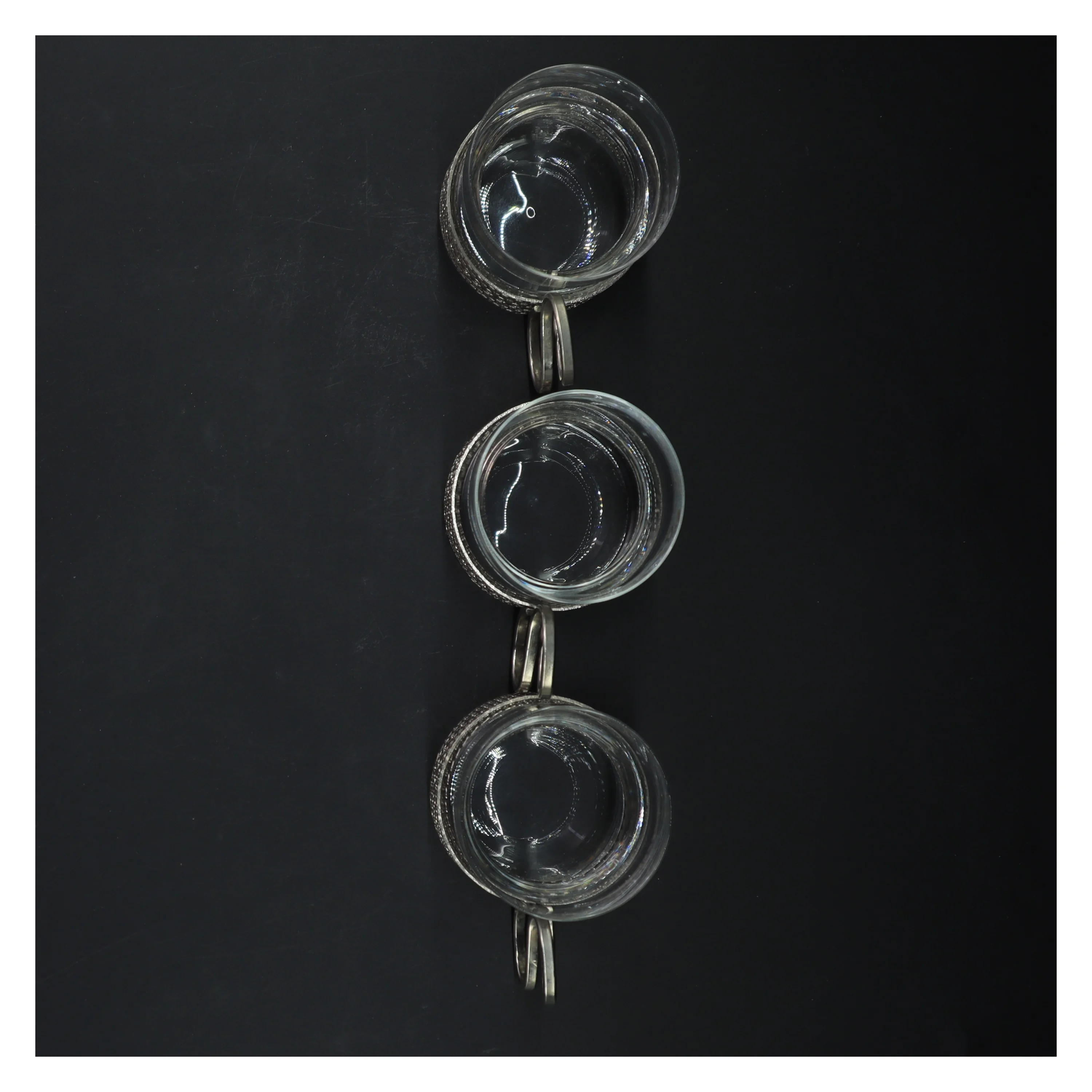 Timo Sarpaneva, Iitalla. Irsk kaffe glas med holder i metal