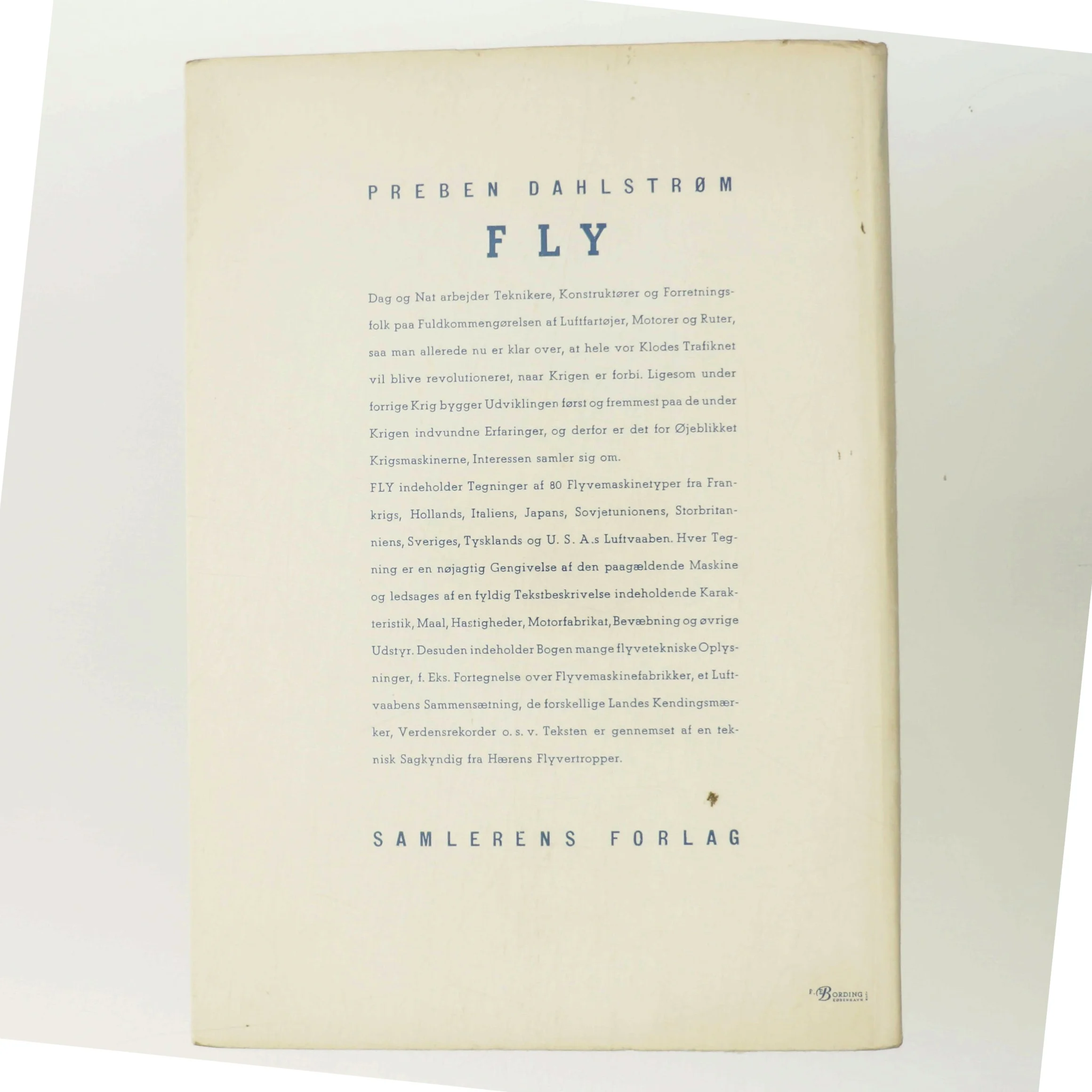 Fly af Preben Dahlstrøm (Bog)