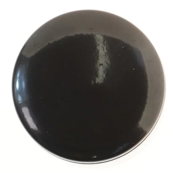 Keramikkrukke med låg fra L. Hjorth (str. Ø 9x15,5 cm)