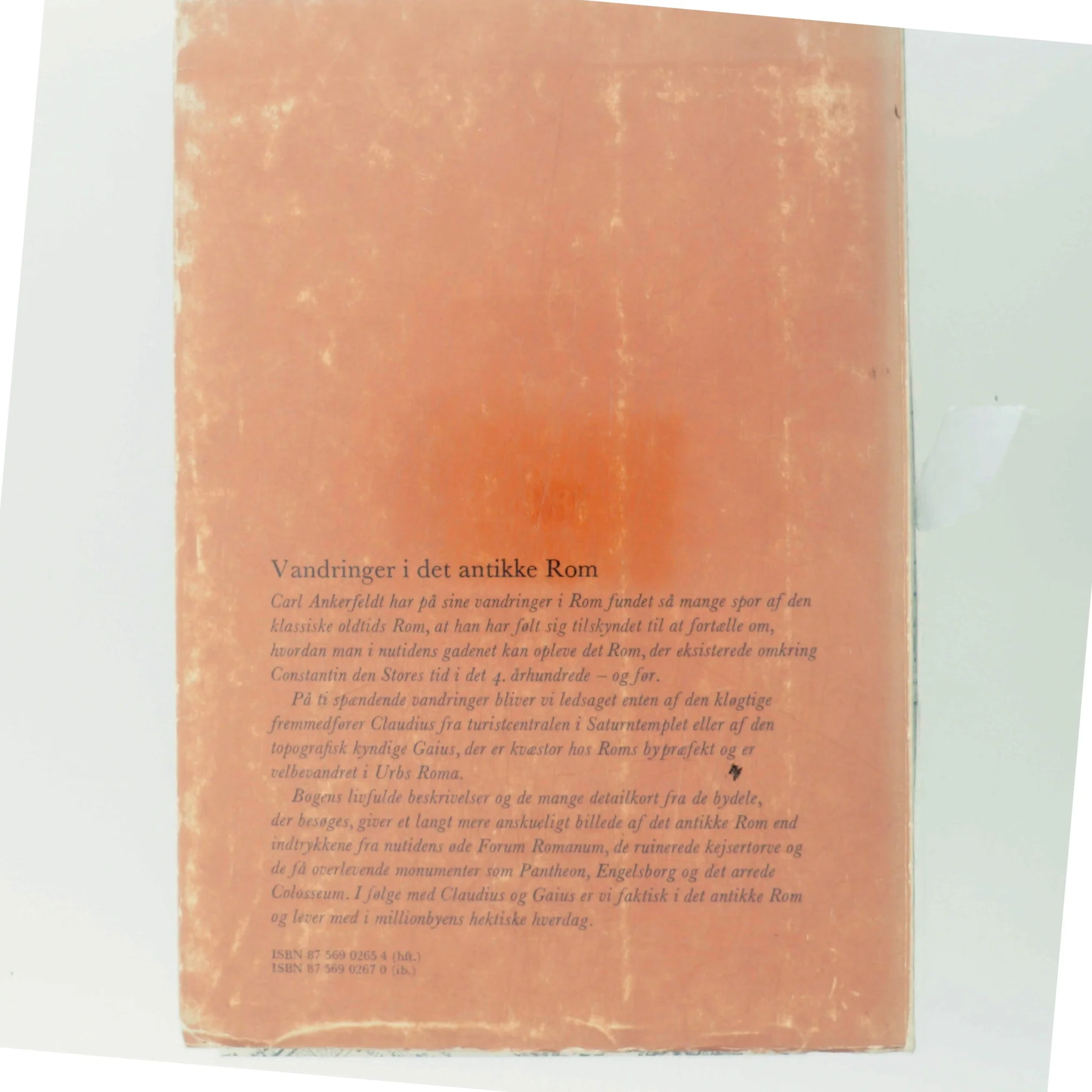 Vandringer i det antikke Rom af Carl Ankerfeldt (Bog)