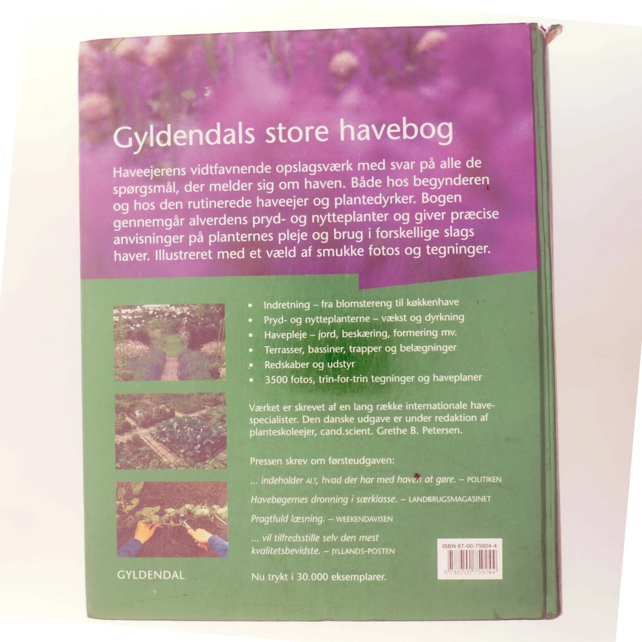 Gyldendals store havebog af Grethe B. Petersen (f. 1947) (Bog)