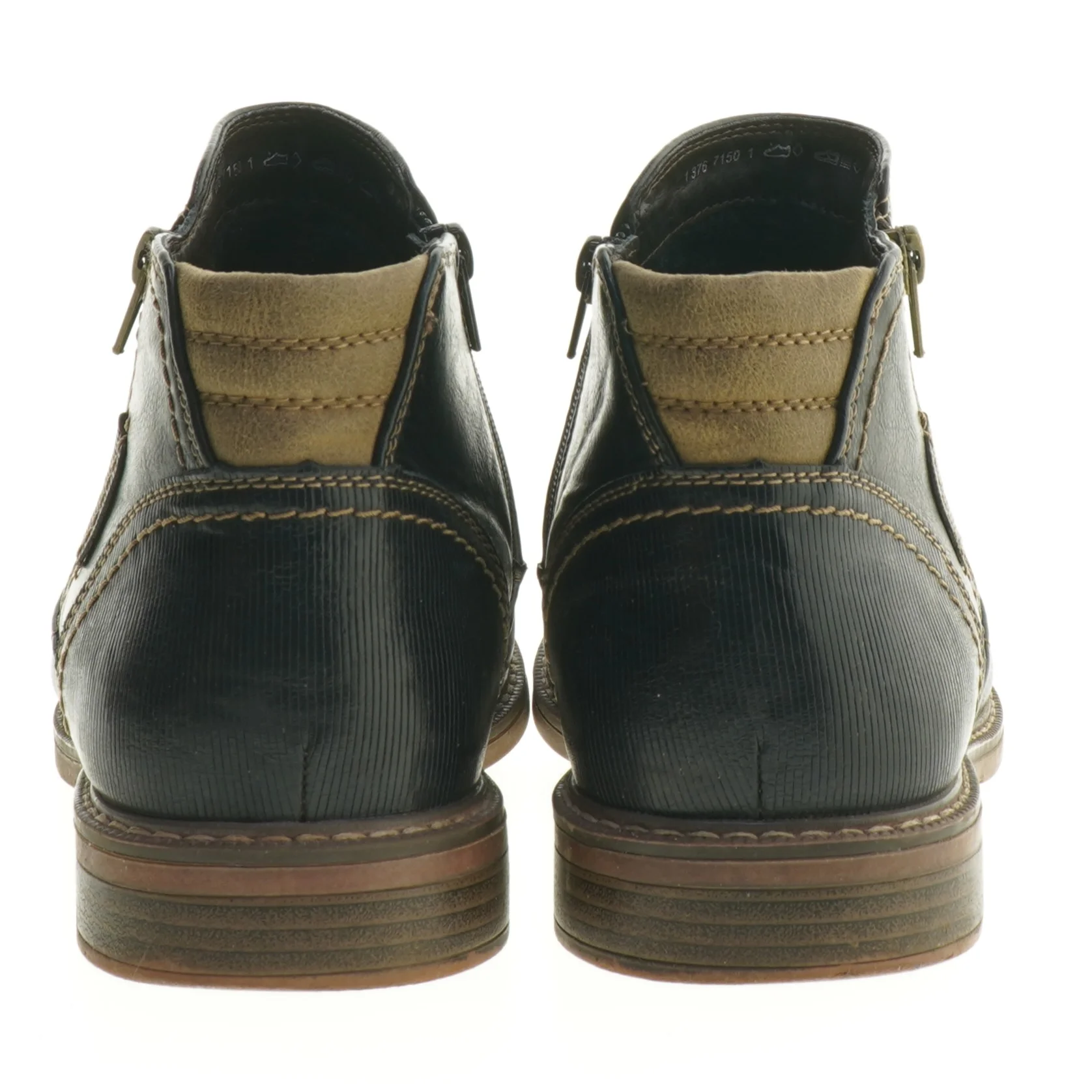 Herrestøvler med lynlås (str. 40 )