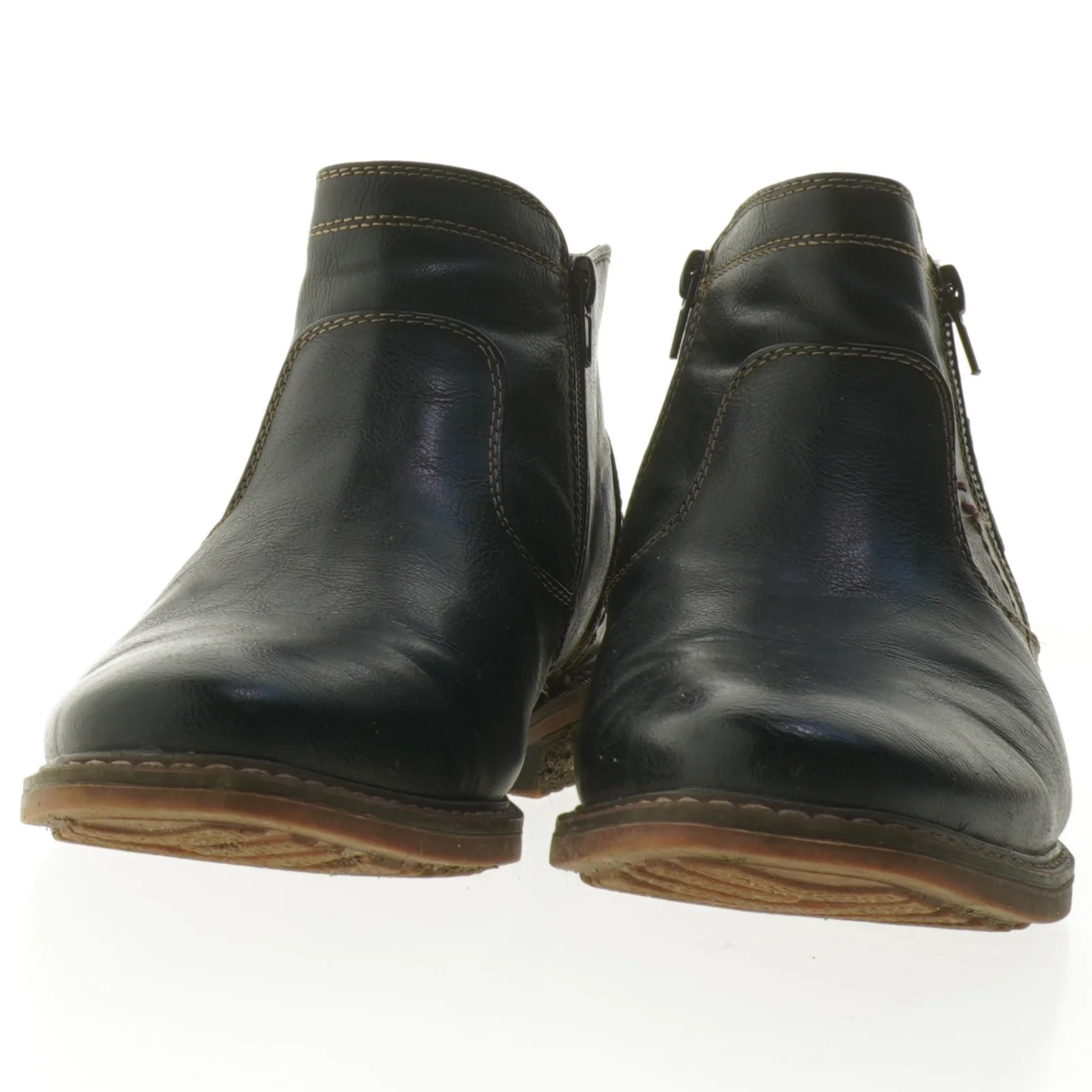 Herrestøvler med lynlås (str. 40 )