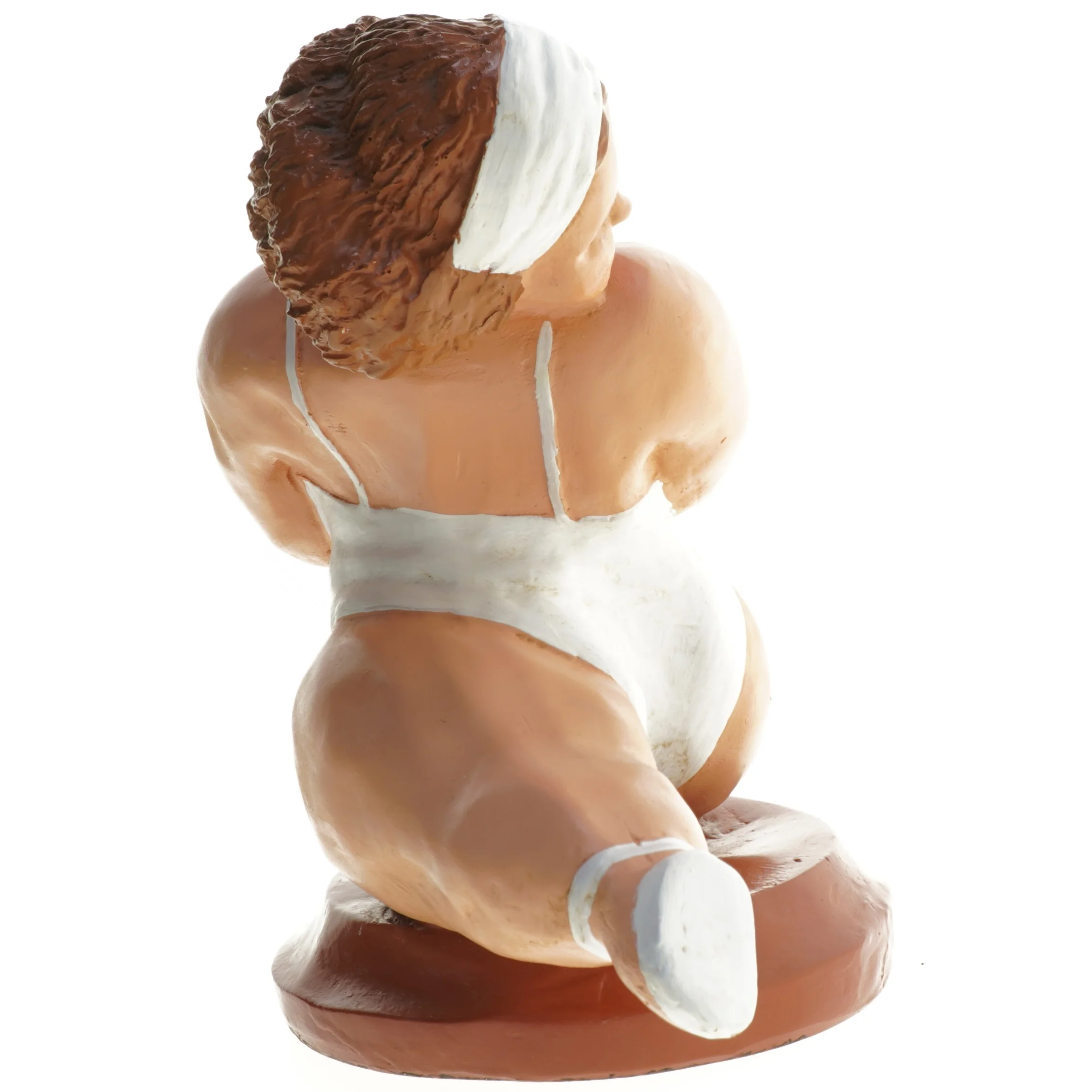 Resinfigur af kvinde i yogastilling (str. 32 cm)