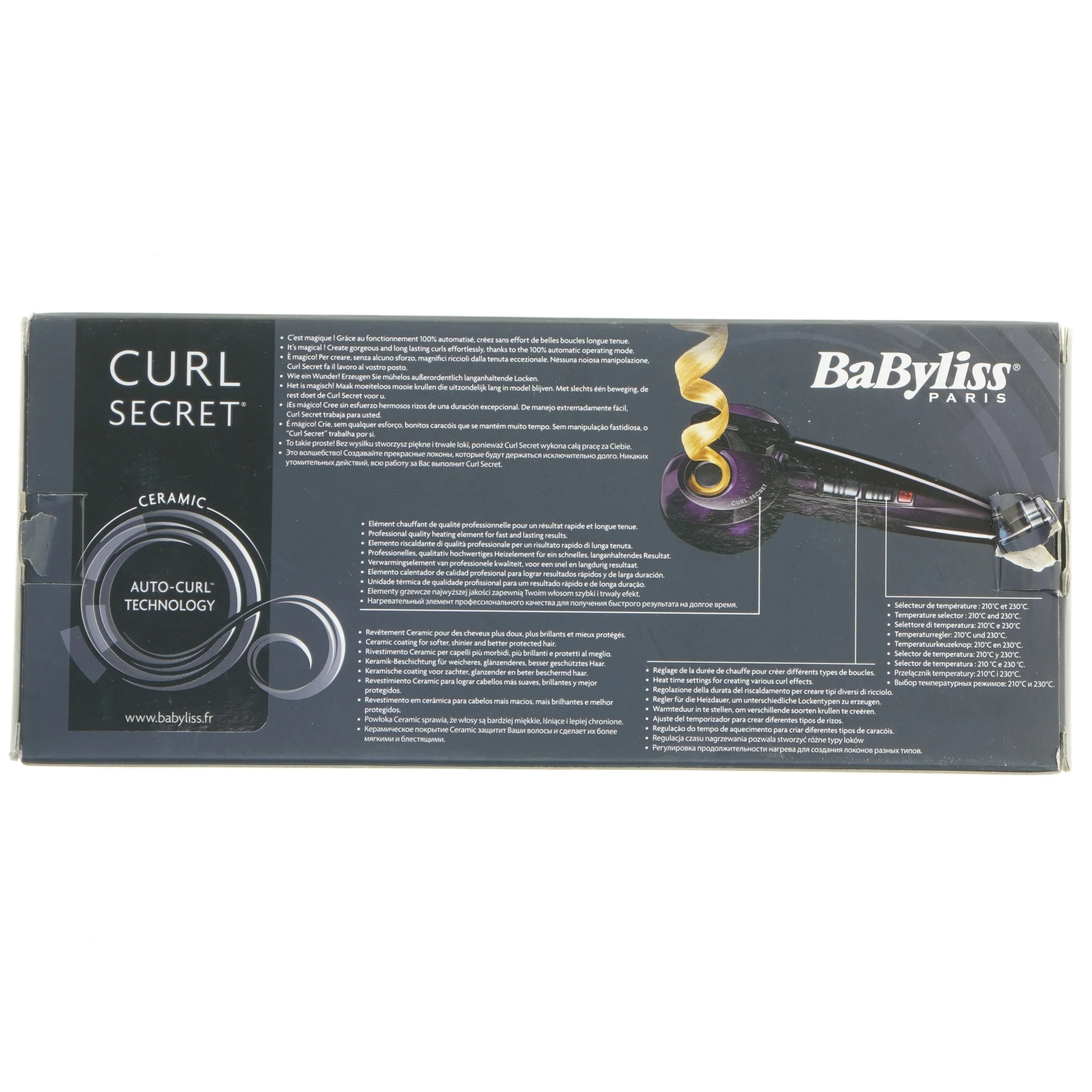 BaByliss Curl Secret keramisk krøllejern fra BaByliss (str. 30 cm)