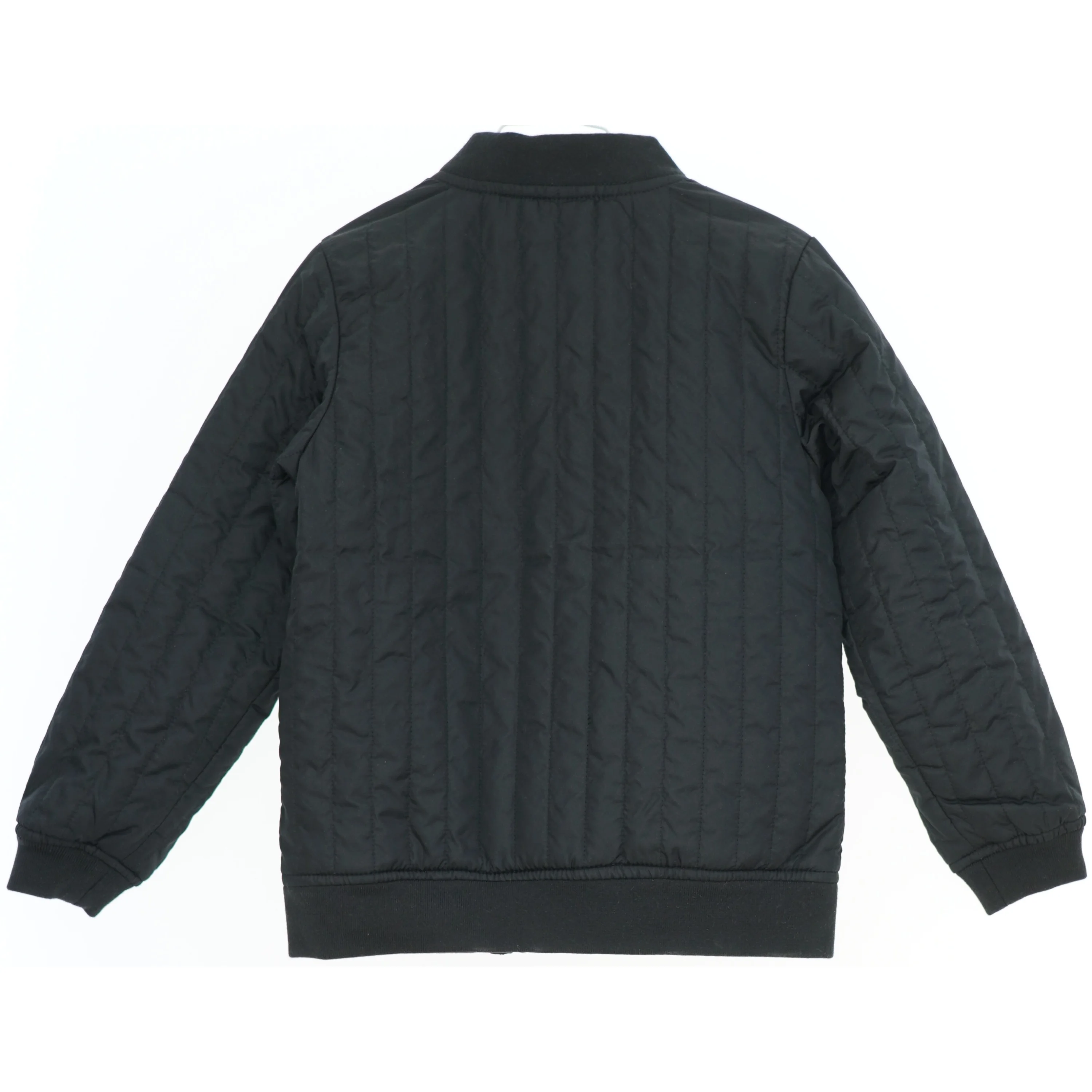 Sort quiltet jakke til børn fra Kids Up (str. 116)