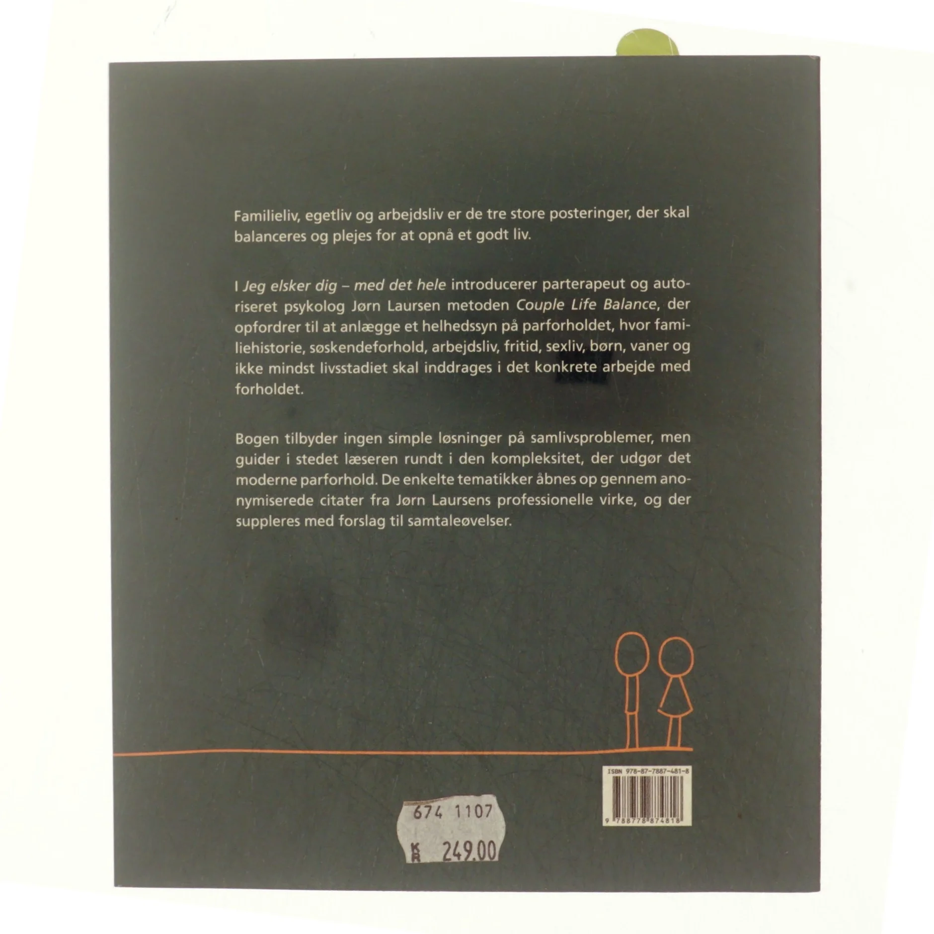 Jeg elsker dig - med det hele! : couple life balance af Jørn Laursen (f. 1949) (Bog)