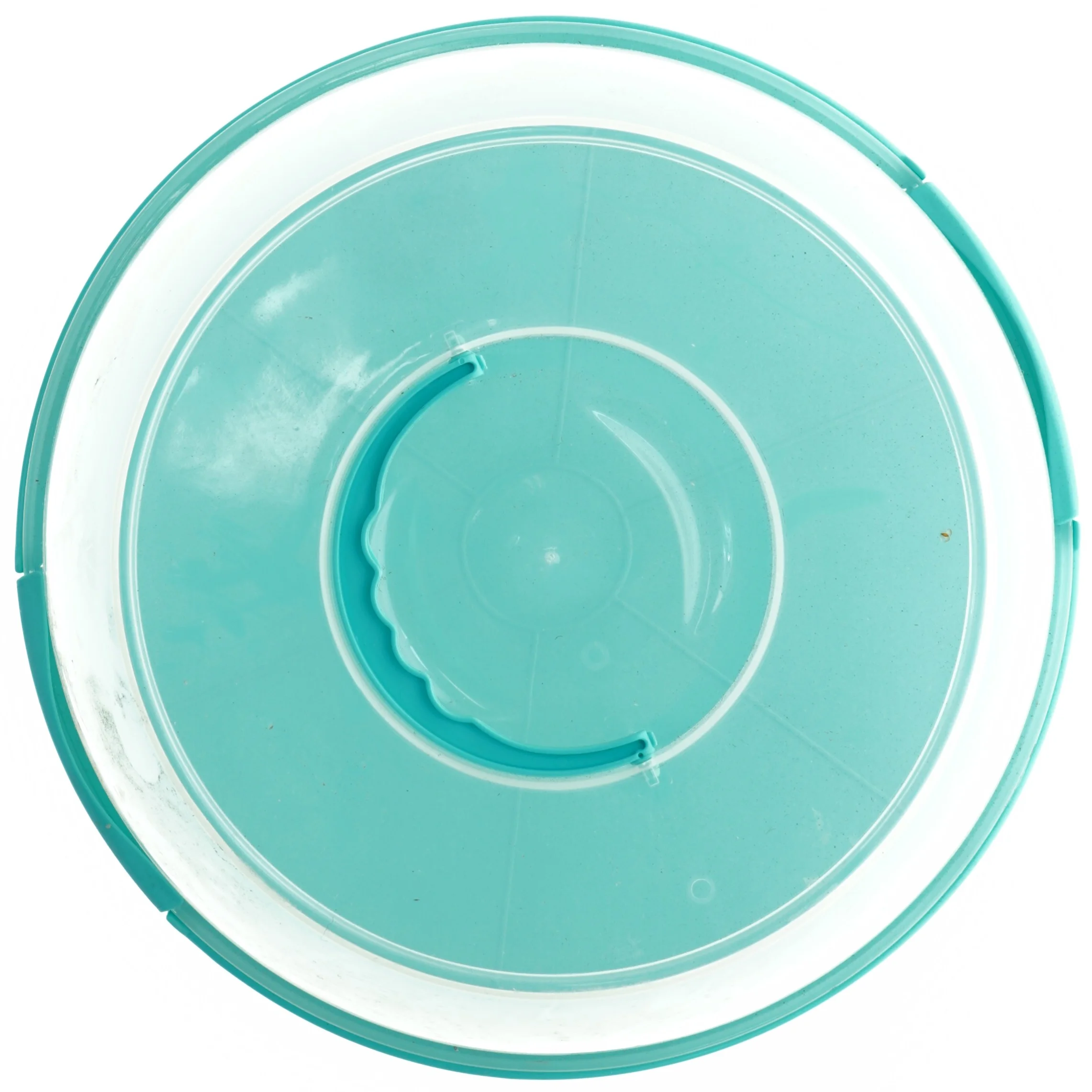 Plastbøtte - kage-transport-beholder (str. Diameter, 32 cm 15 cm)