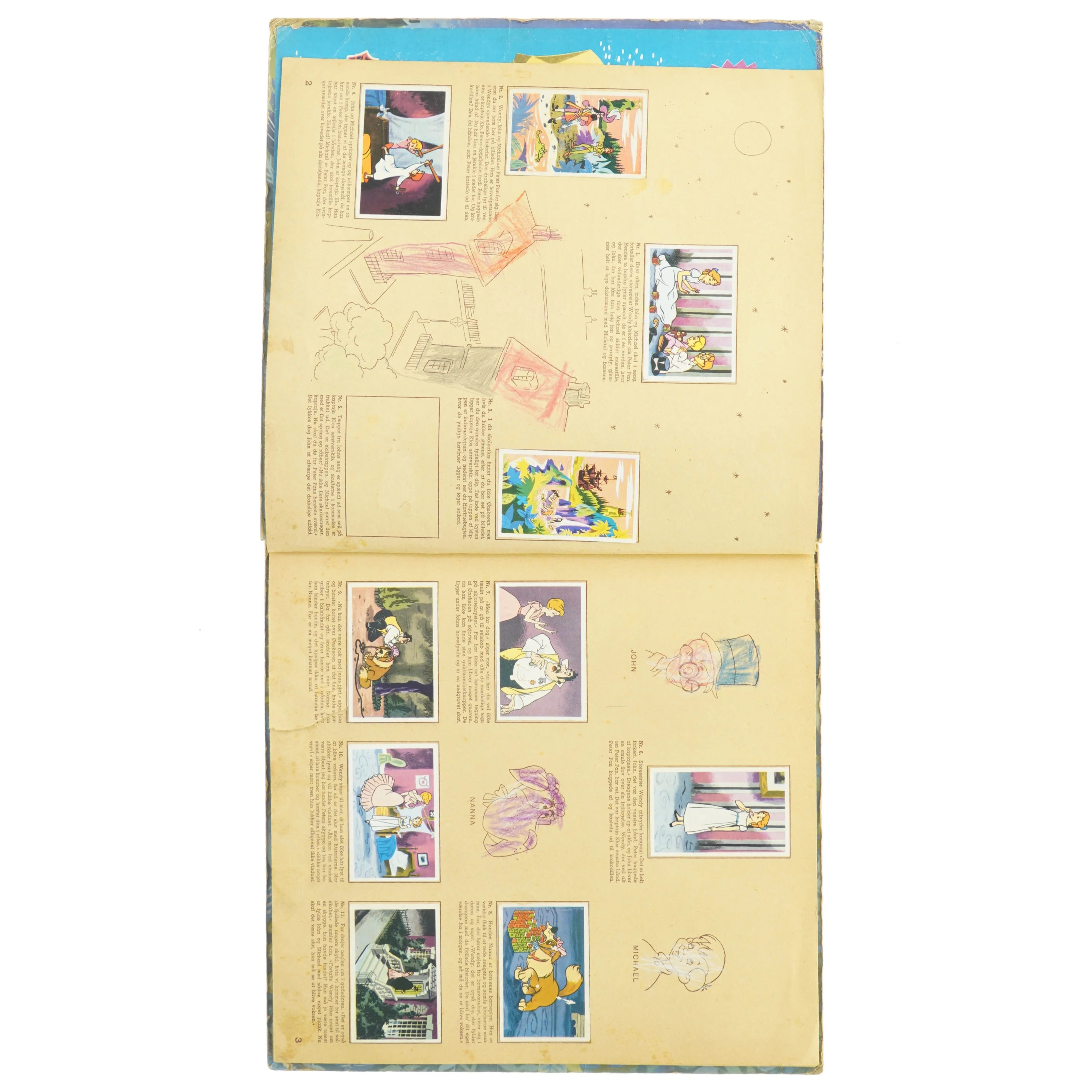 Gammel eventyr scrapbog fra Rich’s (str. 28 x 28 cm)