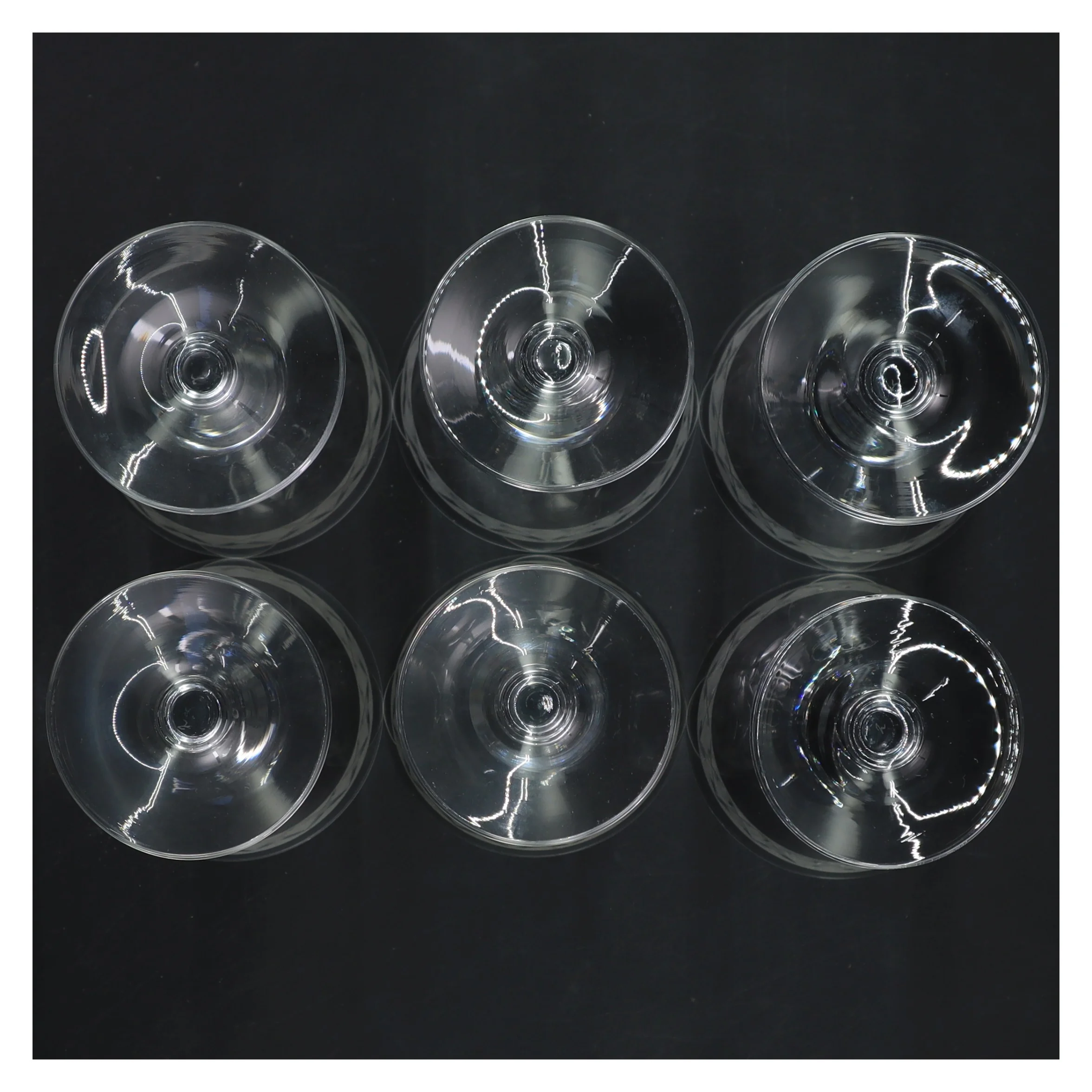 Sæt med seks drikkeglas fra Holmegaard, Ejby (str. Ø 7x12 cm)