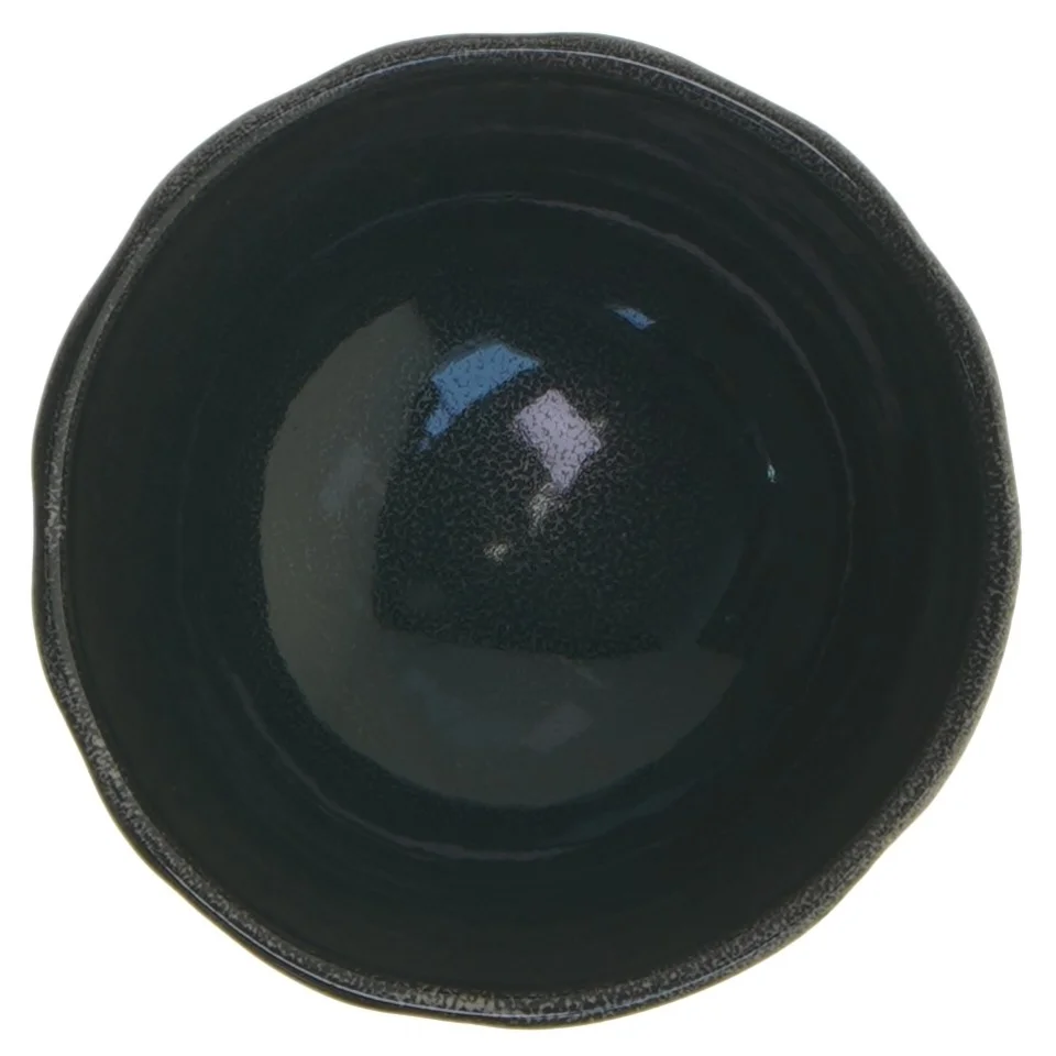 Sort keramikskål (str. 6x11,5 cm)