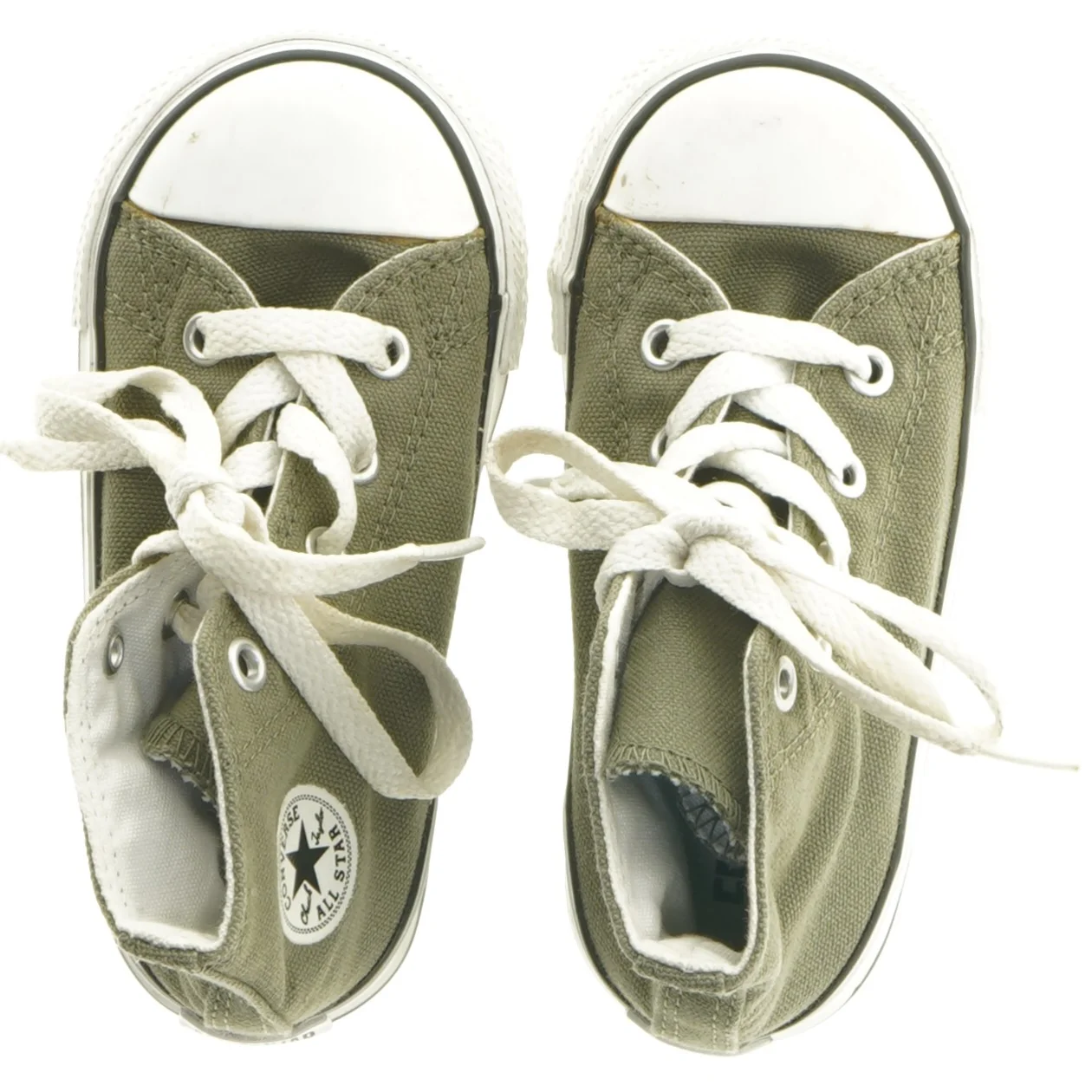 Brugte grønne Converse All Star lav sneakers fra All Star (str. Og 20)