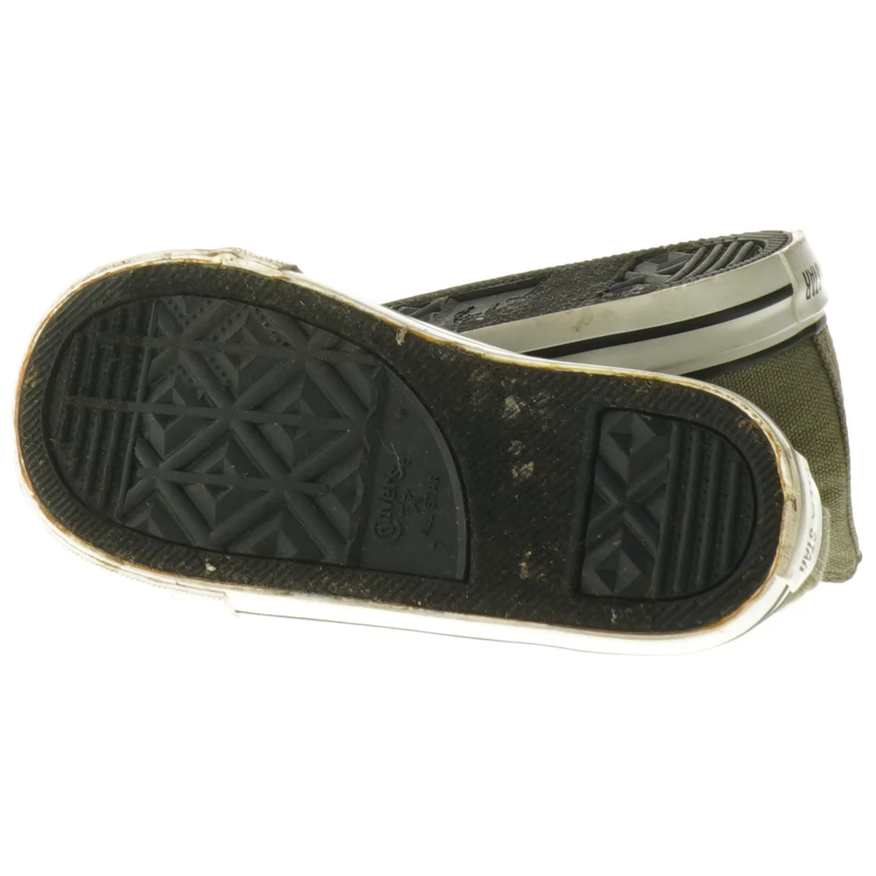 Brugte grønne Converse All Star lav sneakers fra All Star (str. Og 20)