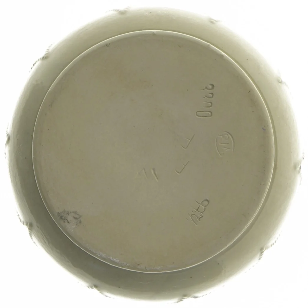 Keramisk krukke med låg (str. 11x9 cm)