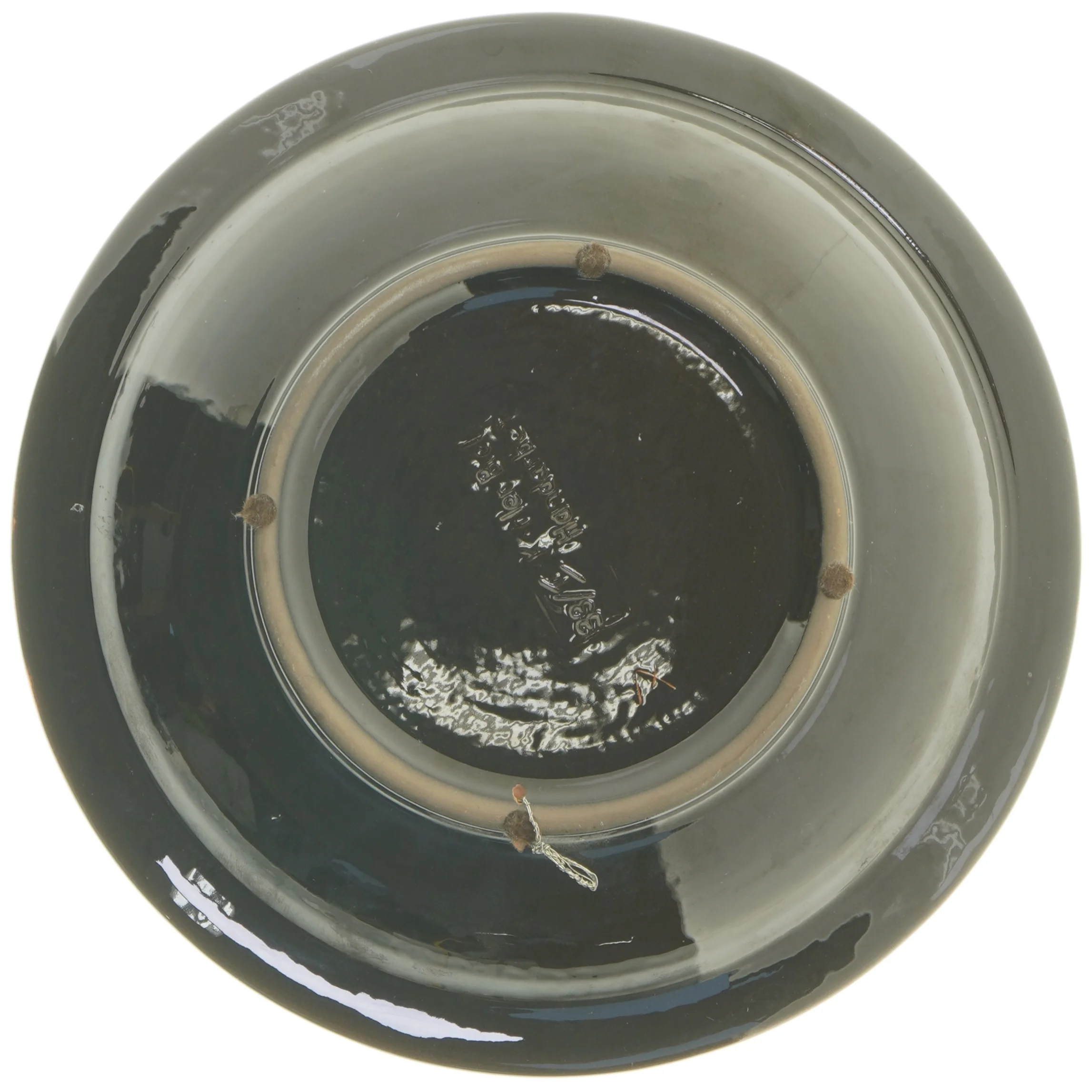 Keramikfad med blomsterdesign fra Kohler Biel (str. Ø 26 cm)