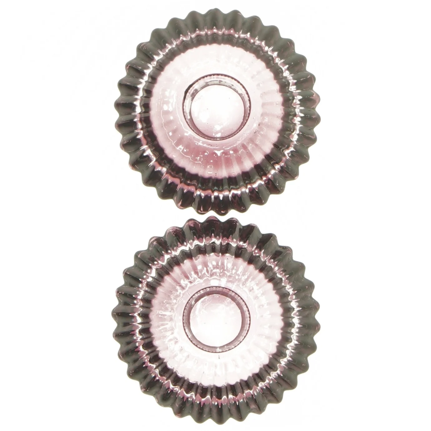 Glas lysestager (str. 7,5x4 cm)