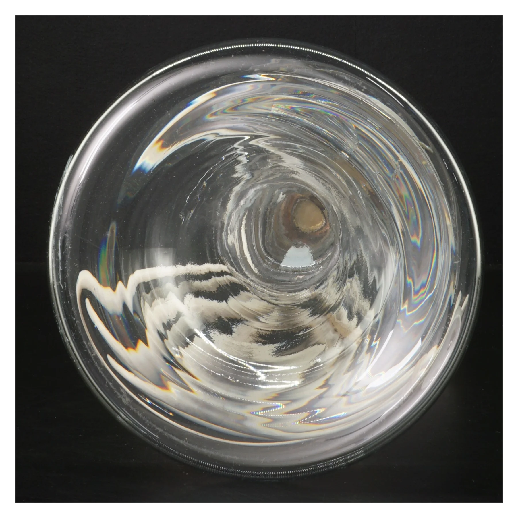 Glasbordlampe fra Holmegaard (str. 44 cm)