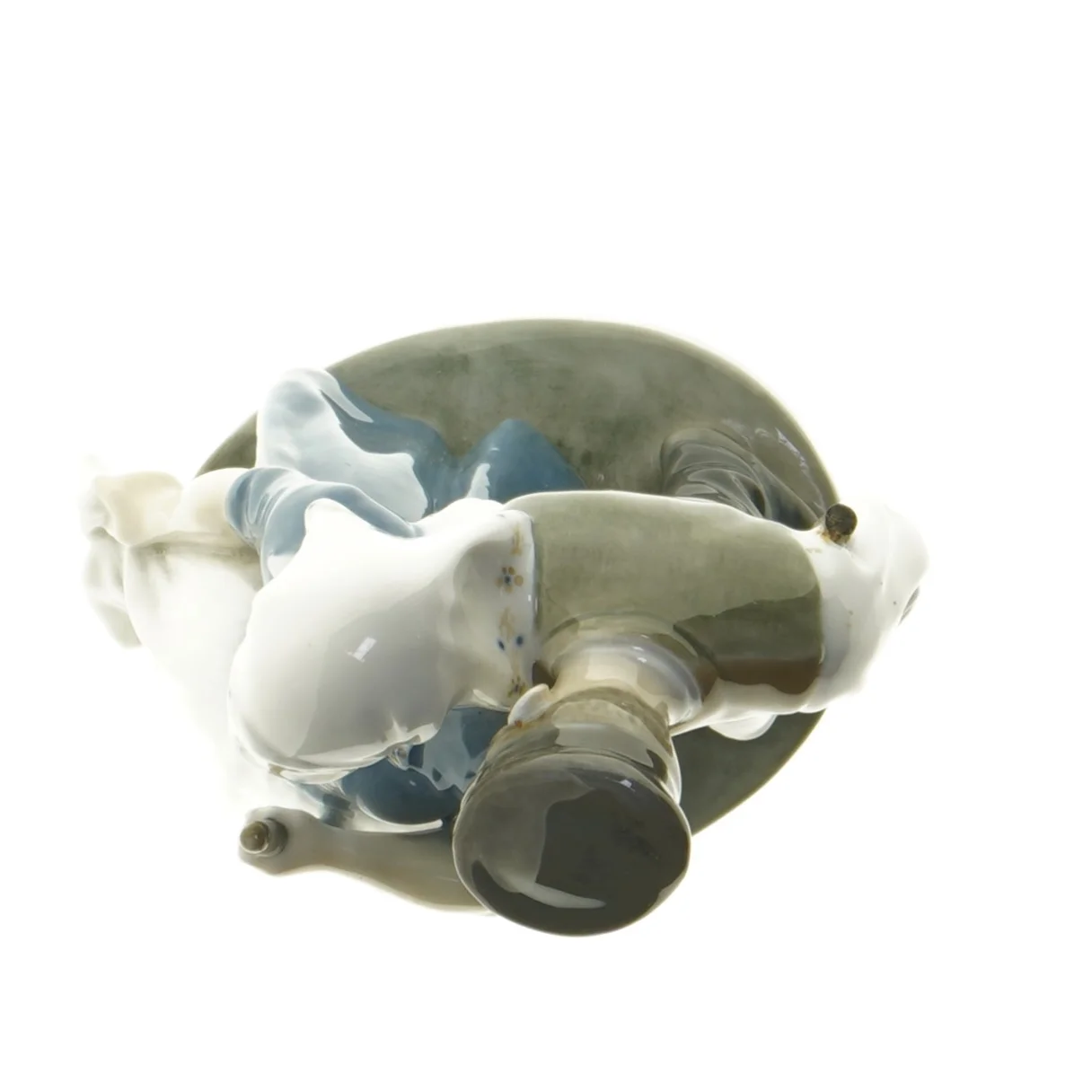 Porcelænsfigur af landmandspar fra Royal Copenhagen (str. 20 cm)