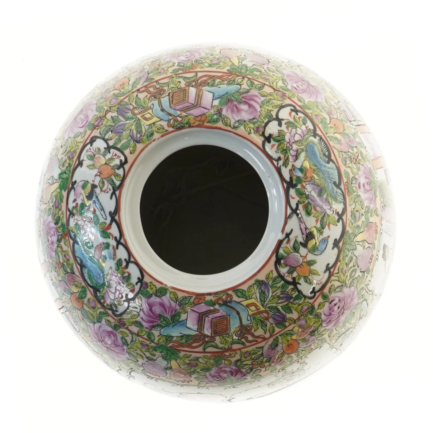 Dekorativ kinesisk urne (str. 30 cm)