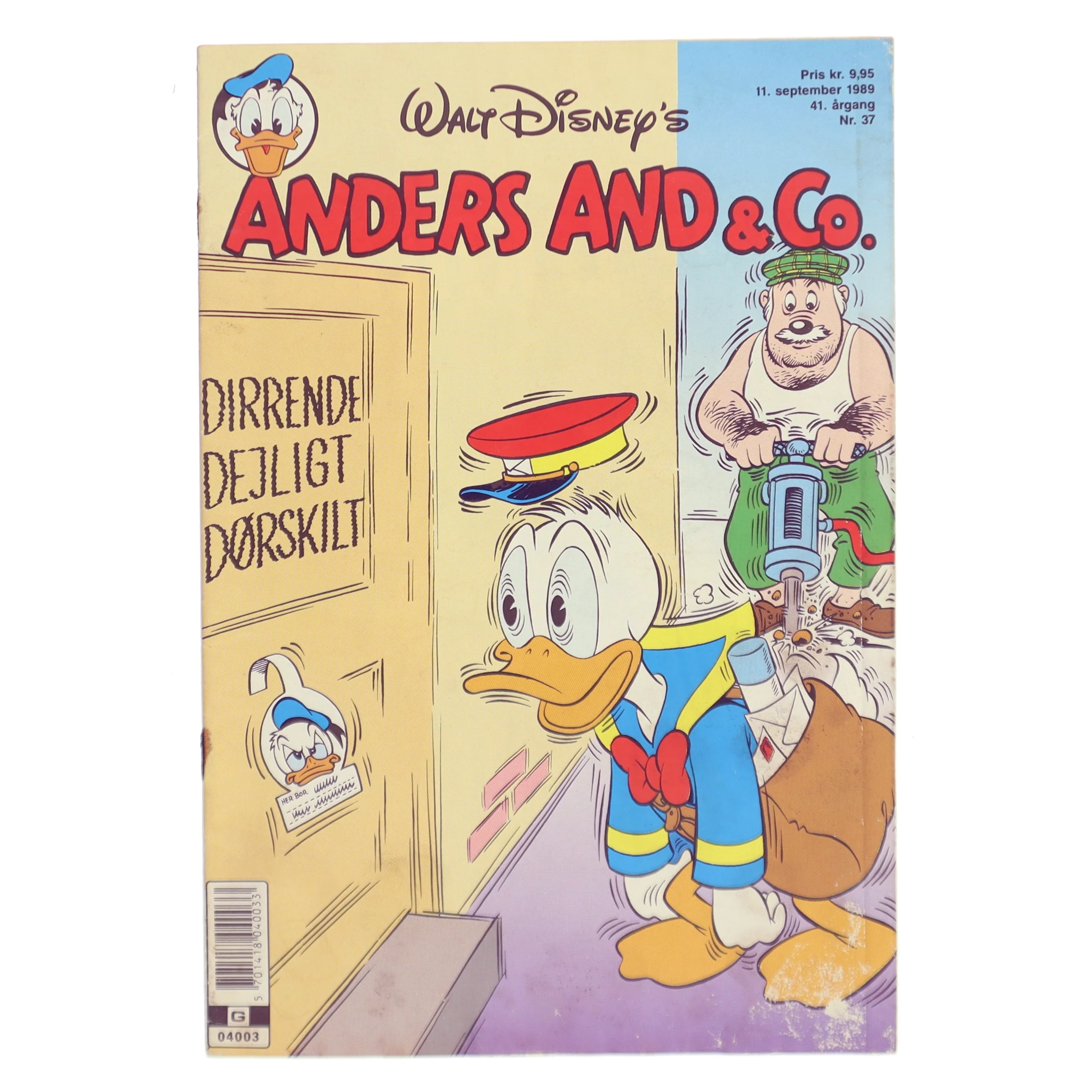 Anders And & Co. Med indlæg.