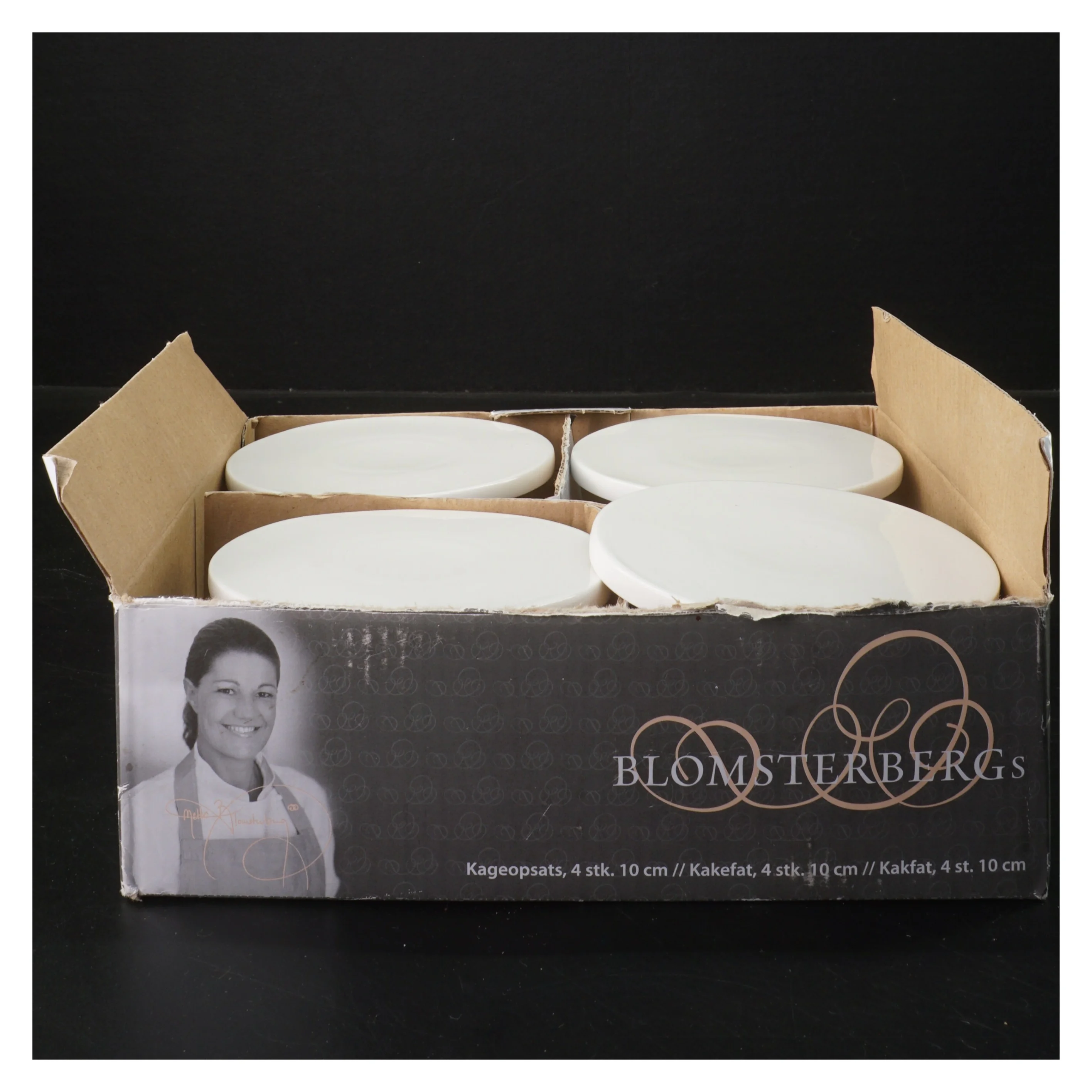 Kageopsatser sæt fra Blomsterbergs (str. 4 stk 10x6,5 cm)