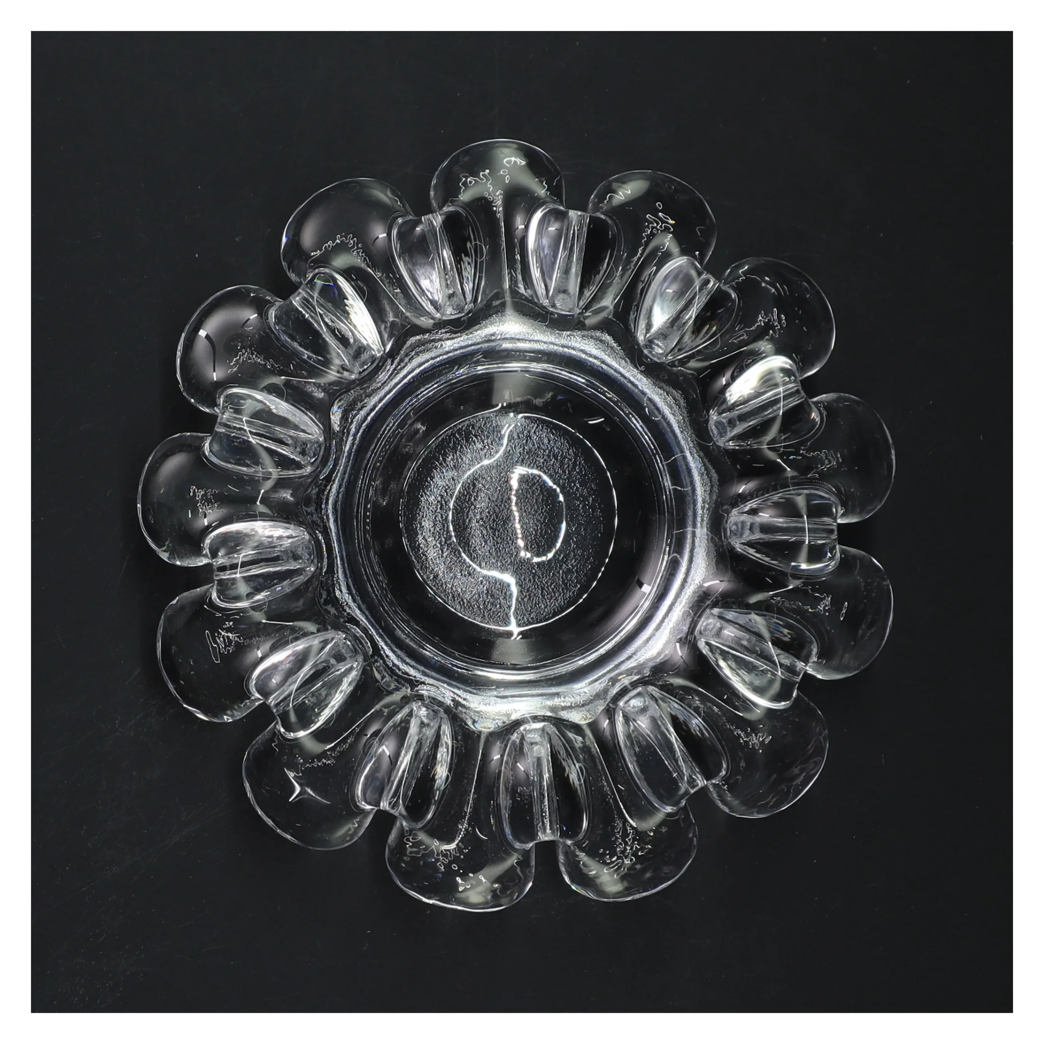 Glaslysestage (str. Ø 16 cm)