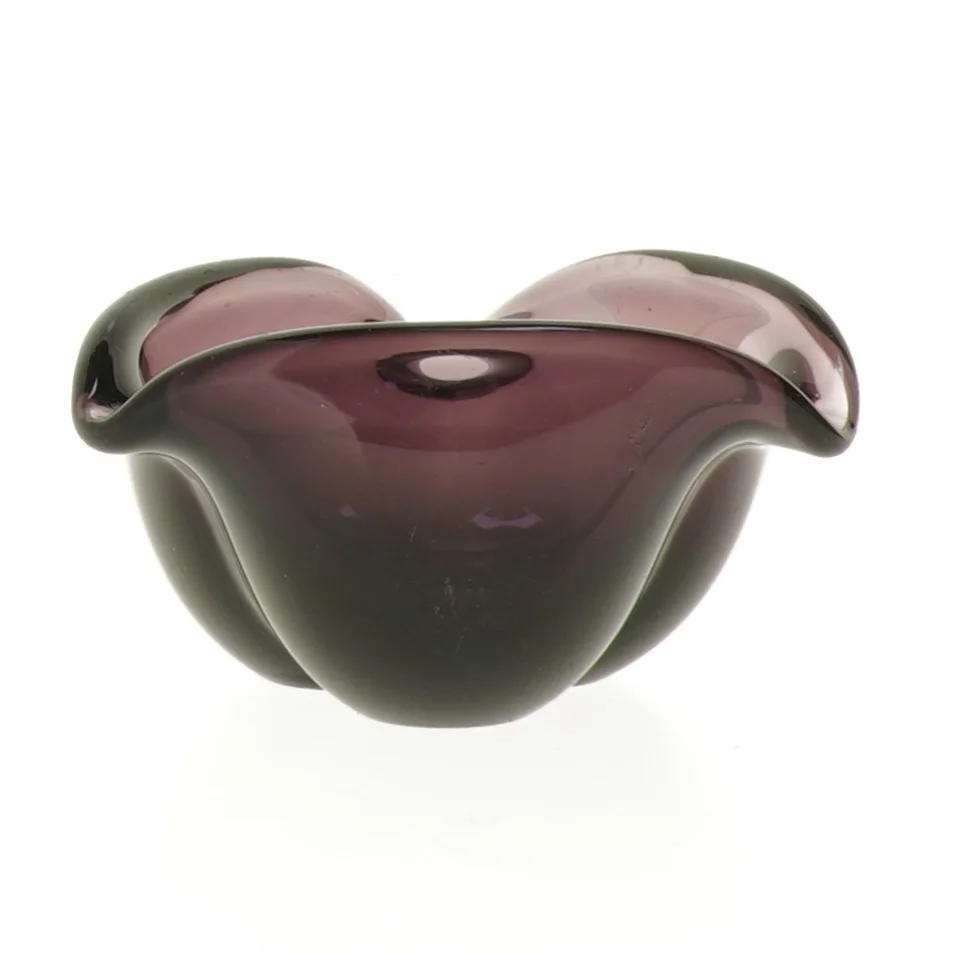 Holmegaard glas sk&aring;l (str. 11 cm)