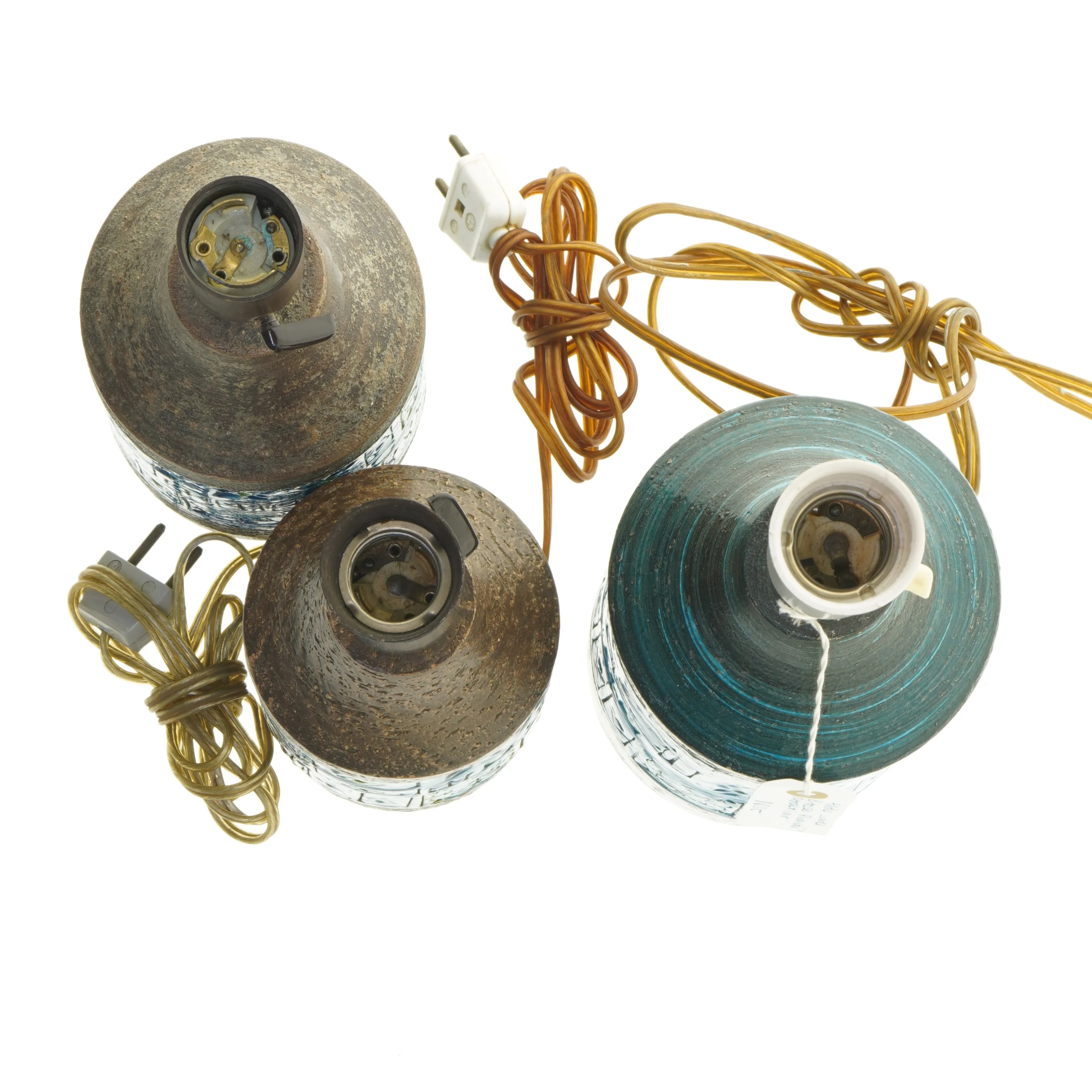 3 Bitossi bordlamper (str. 33, 28 og 26 cm)