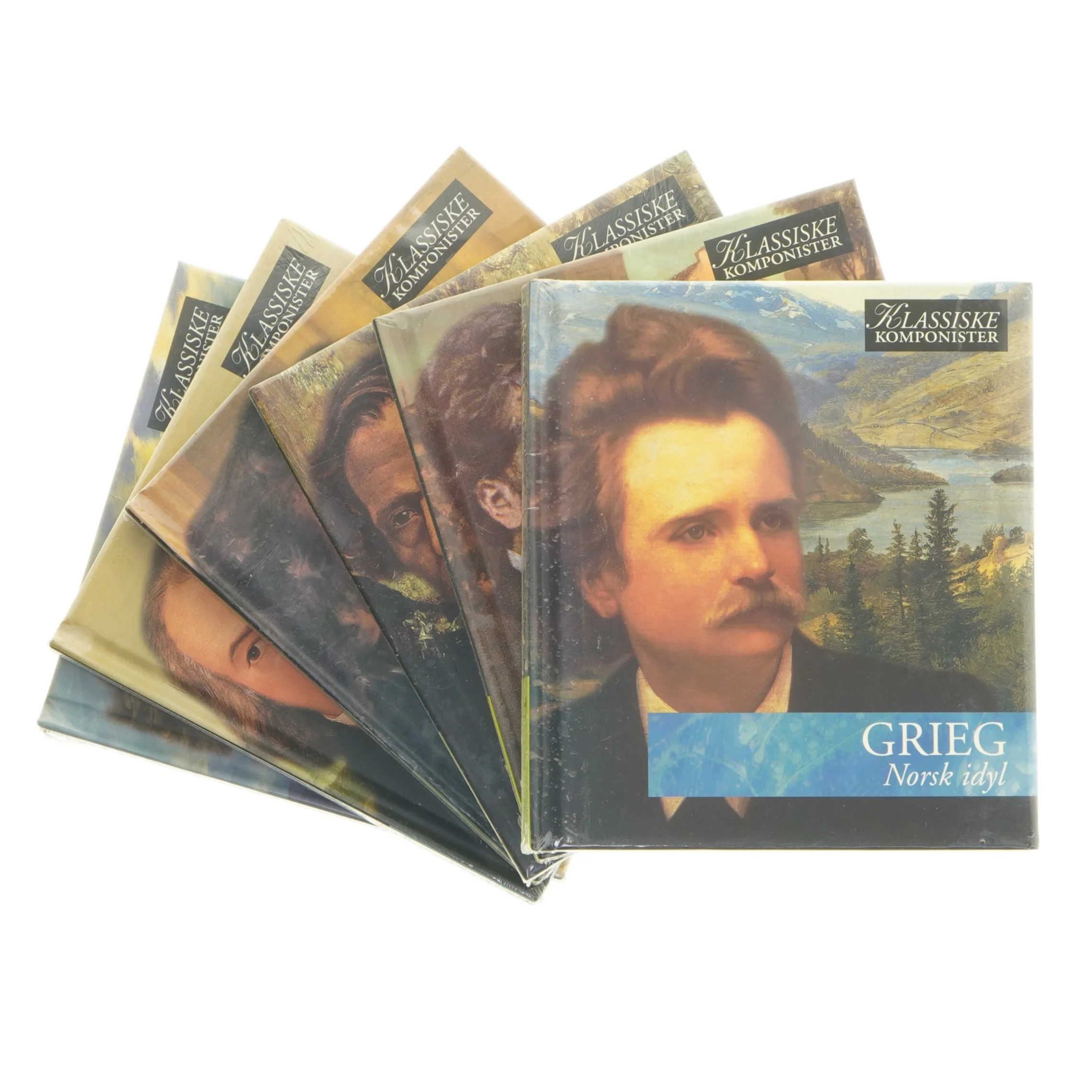Samling af klassiske komponist cd'er (str. 13,5x15, 6 styk cm) (Bog)