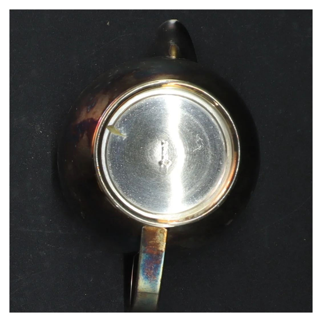 Sølvplet flødekande