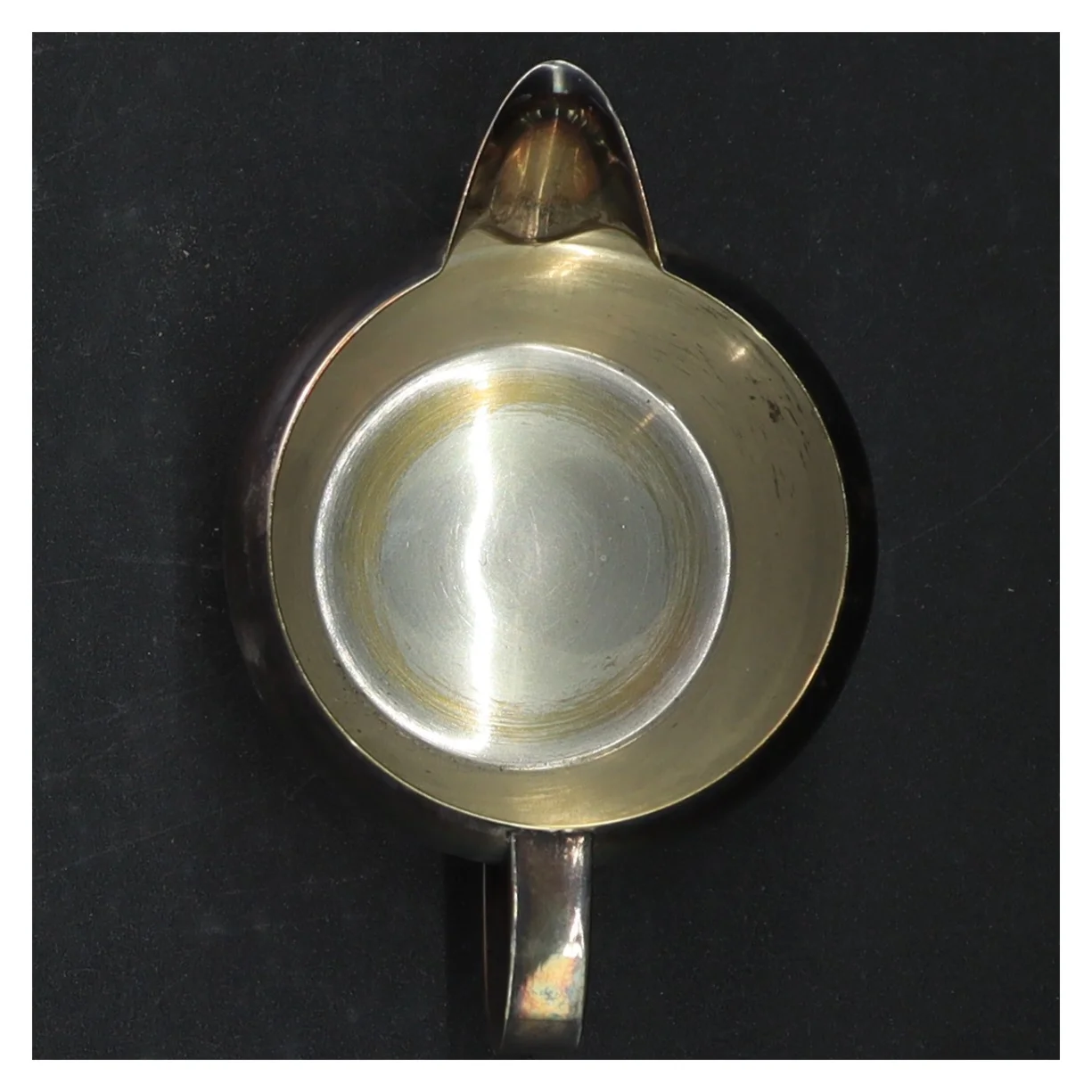 Sølvplet flødekande